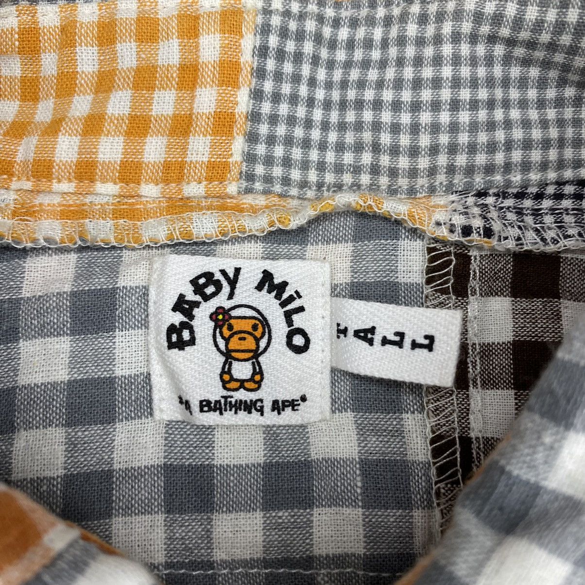 Bape Baby Milo Patchwork Button Down Size L / US 10 / IT 46 - 7 Thumbnail