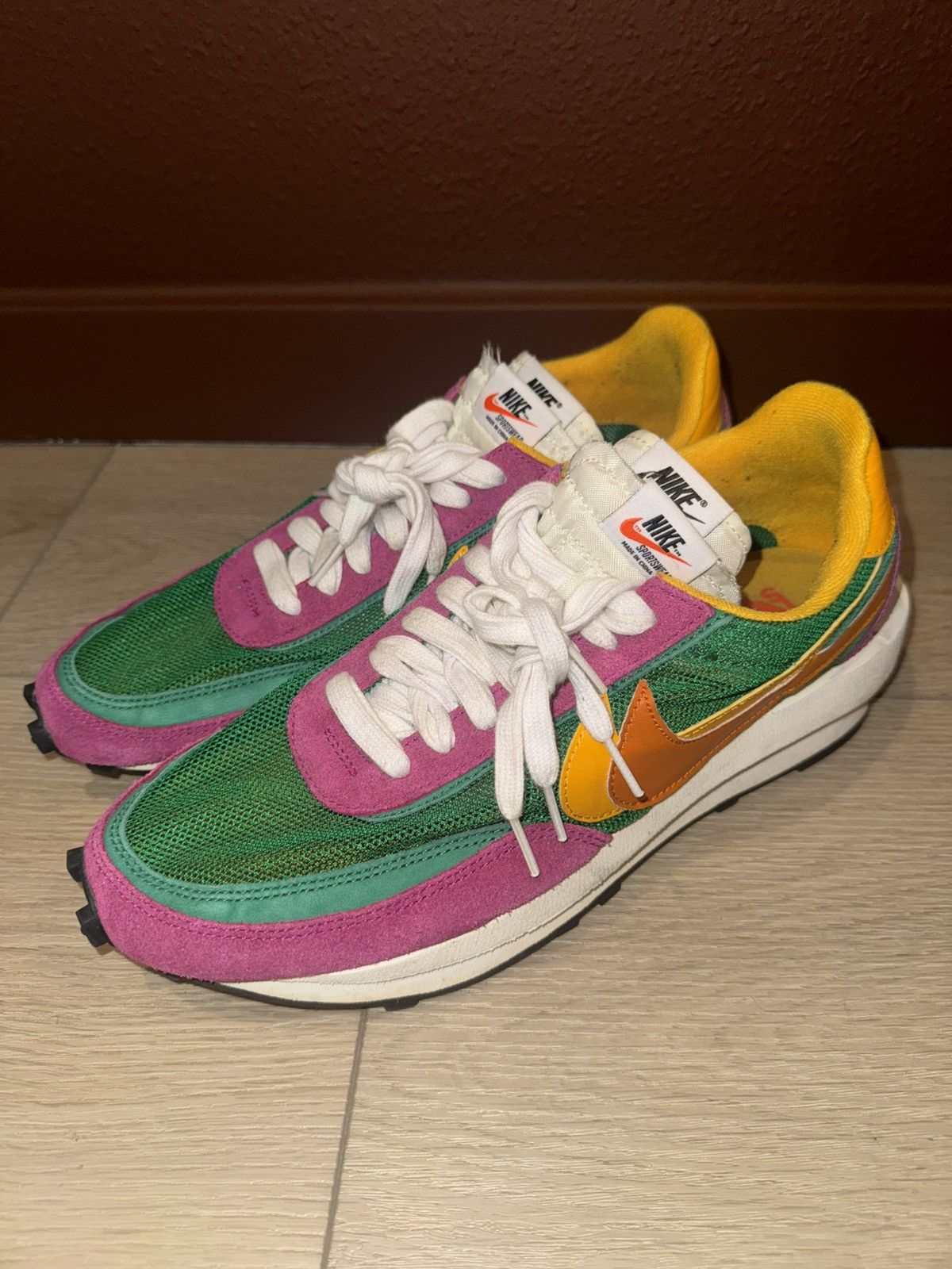 Nike Nike LD Waffle Sacai Pine green Size US 11 / EU 44 - 1 Thumbnail