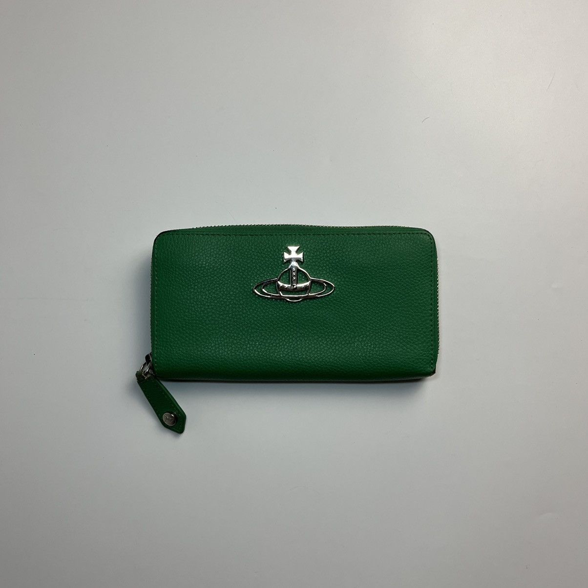 Vivienne Westwood Vivienne Westwood Green Leather Long Wallet Size ONE SIZE - 1 Thumbnail