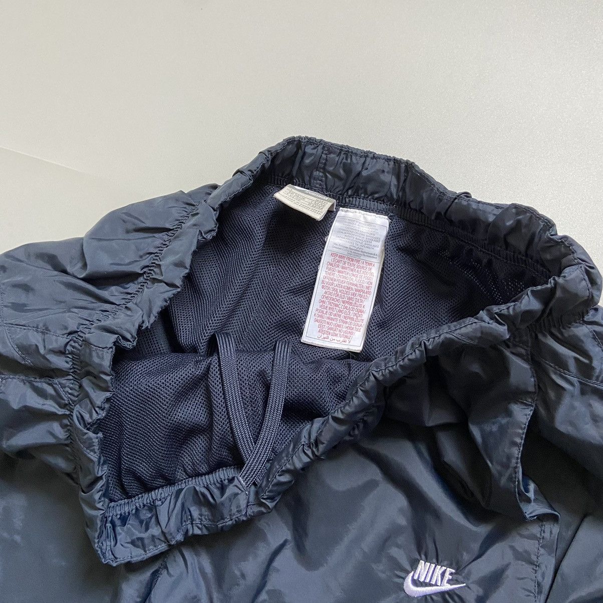 Nike × Vintage NIKE DOUBLE SWOOSH TRACK PANTS GORPCORE NAVY DRILL JOGGERS Size US 34 / EU 50 - 8 Thumbnail