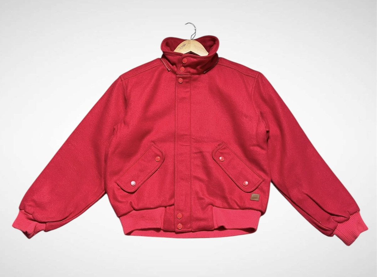 Fila Vintage Fila Maglificio Wool Bomber Jacket Size US L / EU 52-54 / 3 - 3 Thumbnail