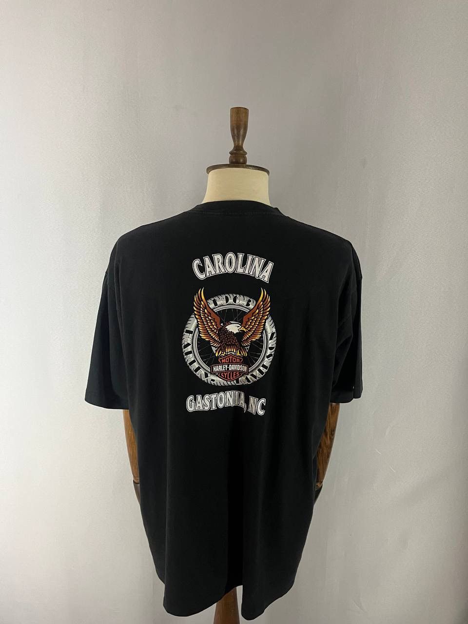 Harley Davidson Harley Davidson Tee T Shirt Vintage Black 1990s Size US XXL / EU 58 / 5 - 7 Thumbnail