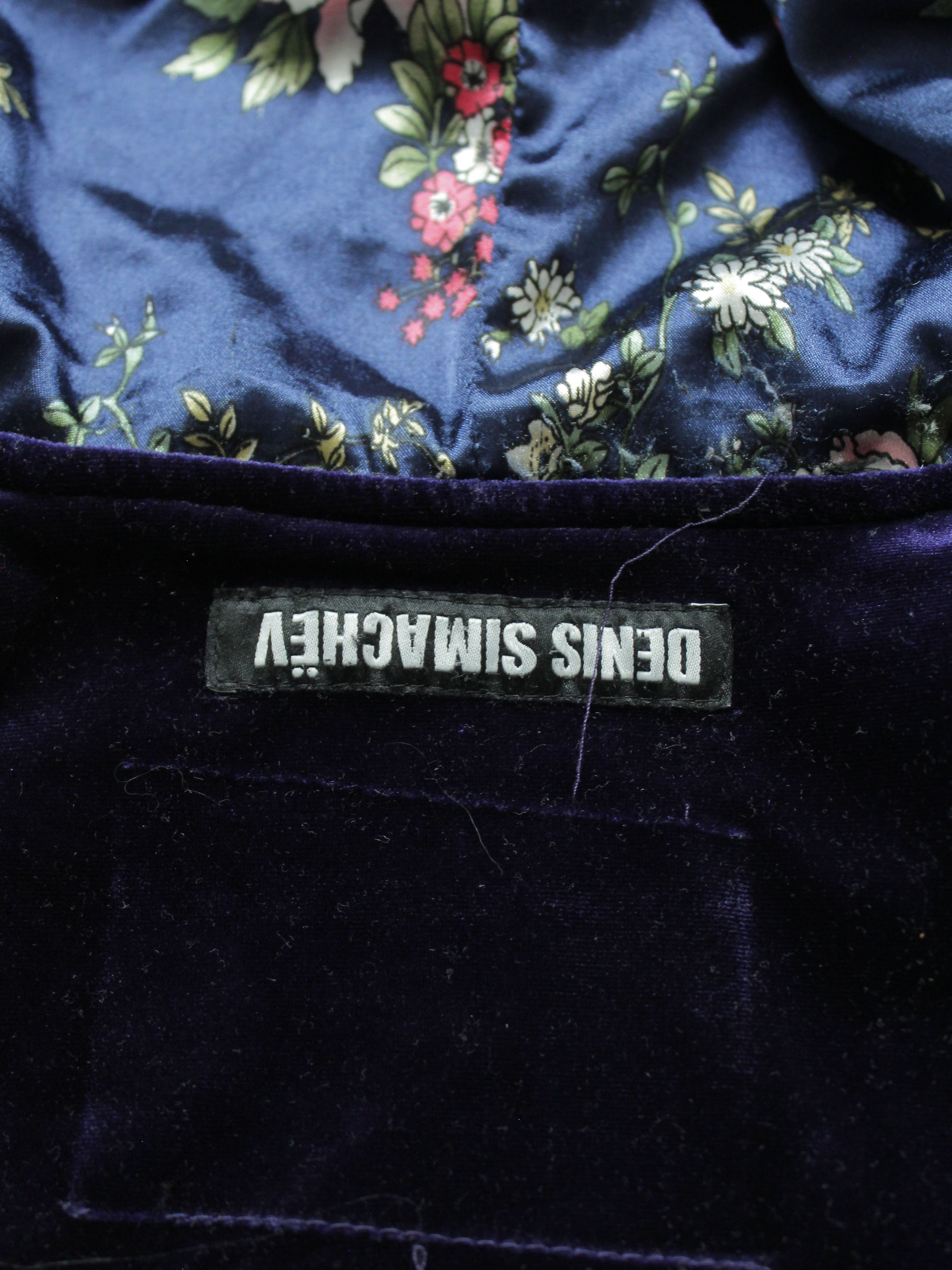 Denis Simachev Denis Simachev Womens Hoodie jacket Velour Three Stripes s m Size M / US 6-8 / IT 42-44 - 10 Thumbnail