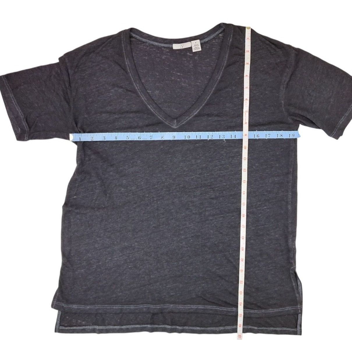 BP. BP Black V-Neck Short Sleeve Top Women Size Medium Nordstrom Size M / US 6-8 / IT 42-44 - 7 Thumbnail