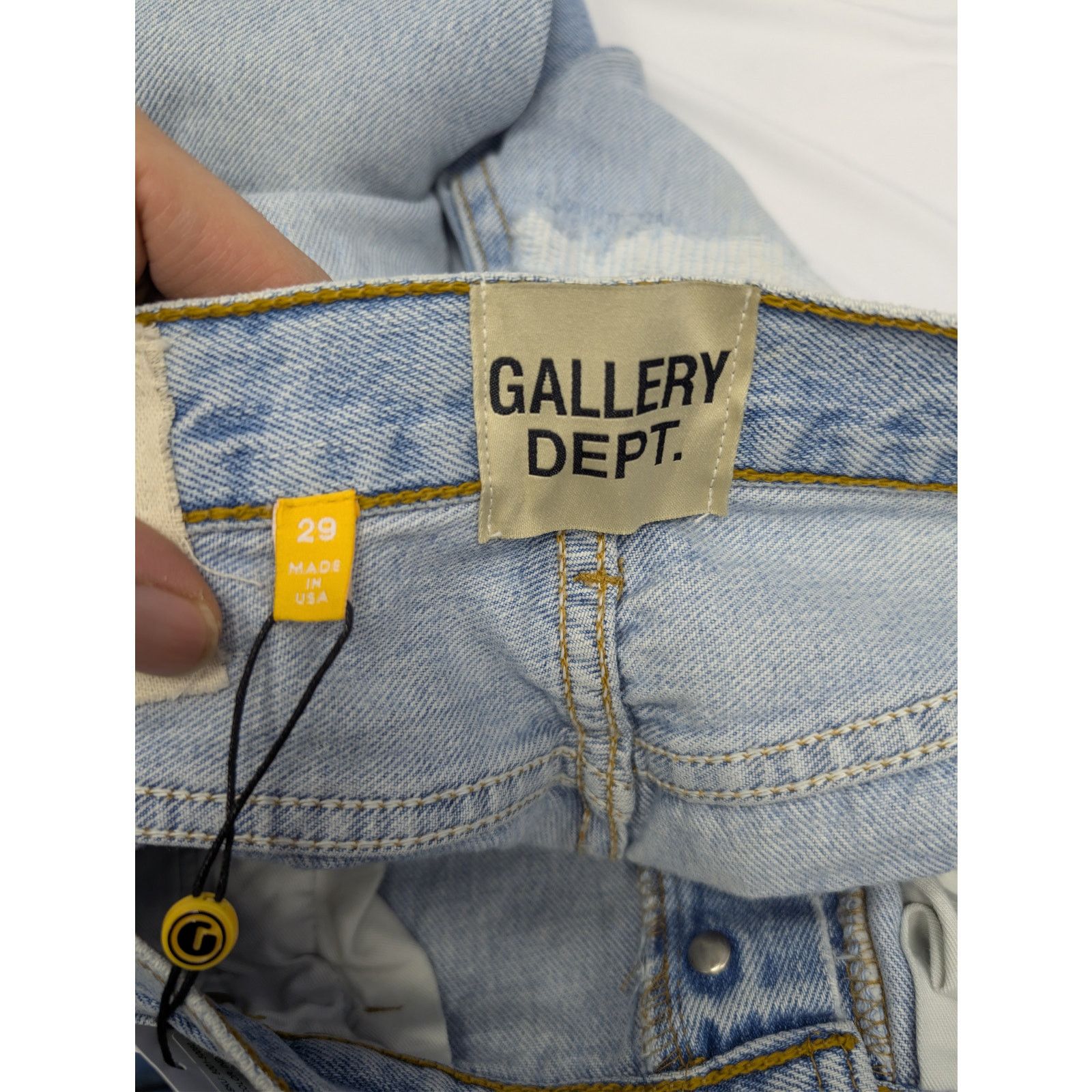 Gallery Dept. o1rshd1 5001 Denim Jeans in Indigo Blue Size US 29 - 17 Thumbnail