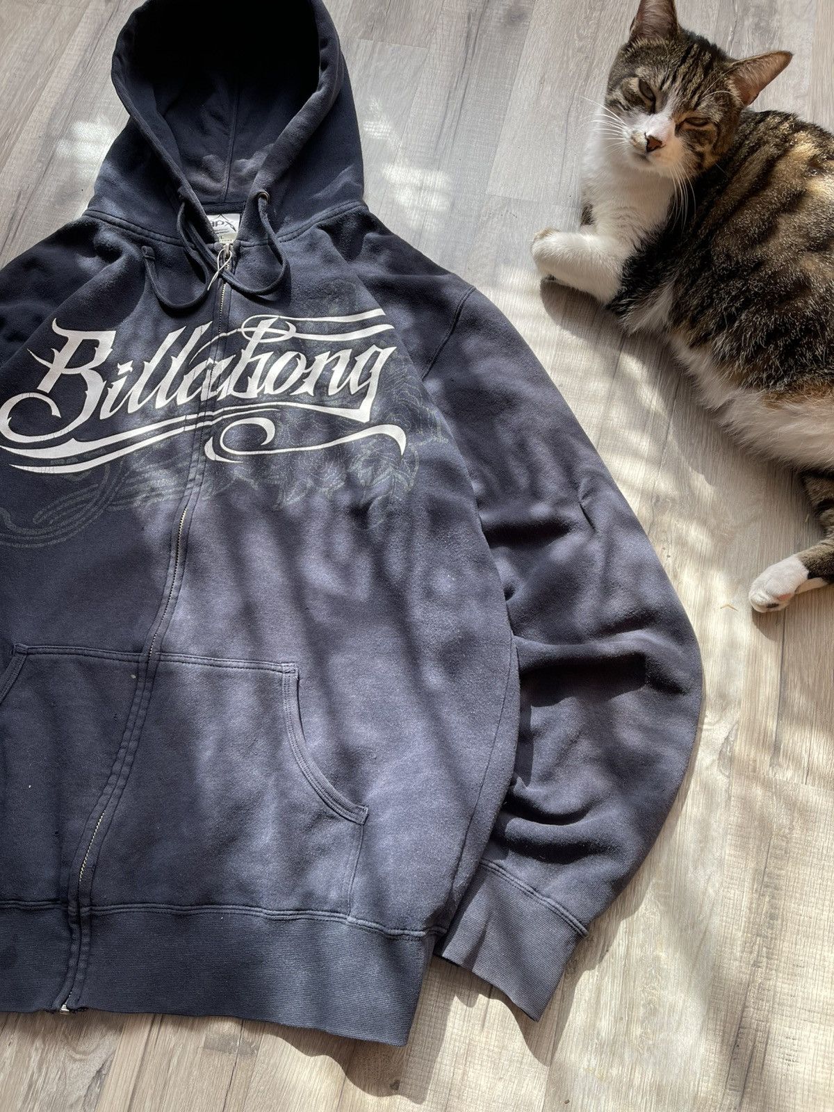 Billabong Billabong 90s Y2K Vintage Big Logo Zip Sweatshirt Hoodie Size US XL / EU 56 / 4 - 5 Thumbnail