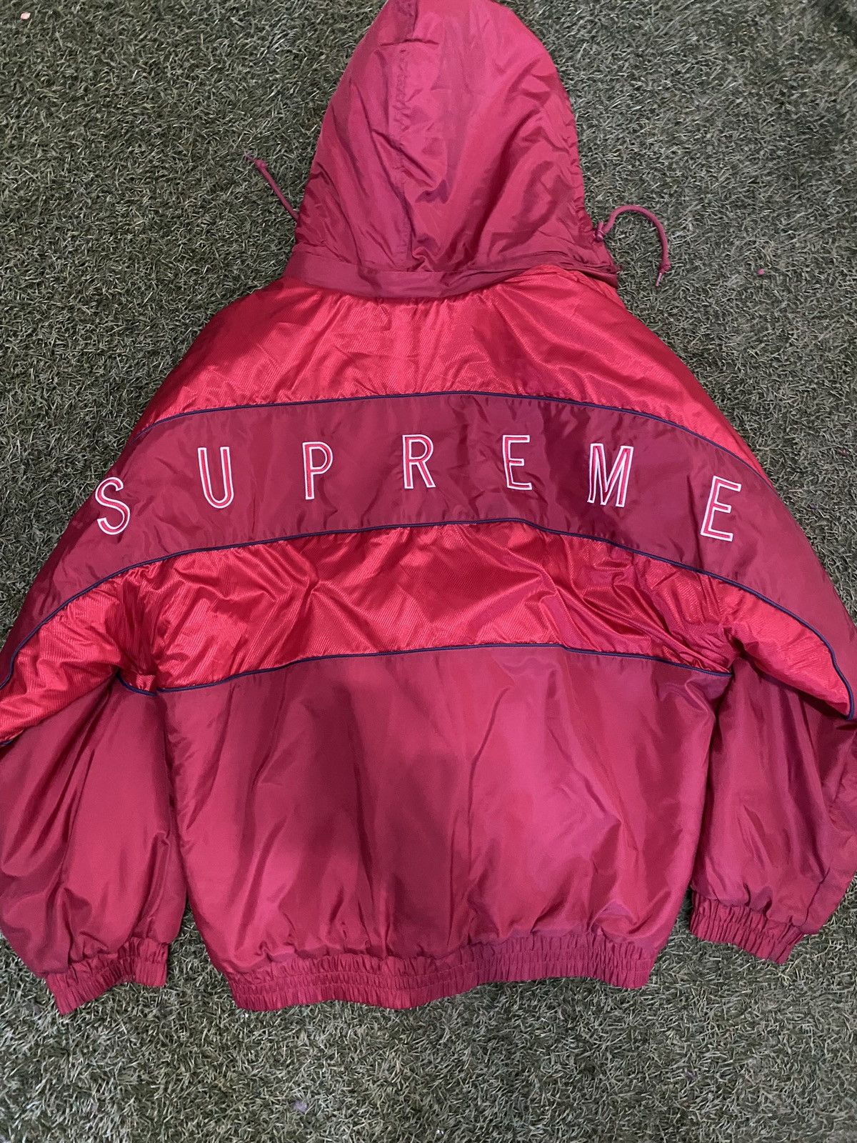 Supreme Supreme Sports Piping Puffy Jacket | Grailed