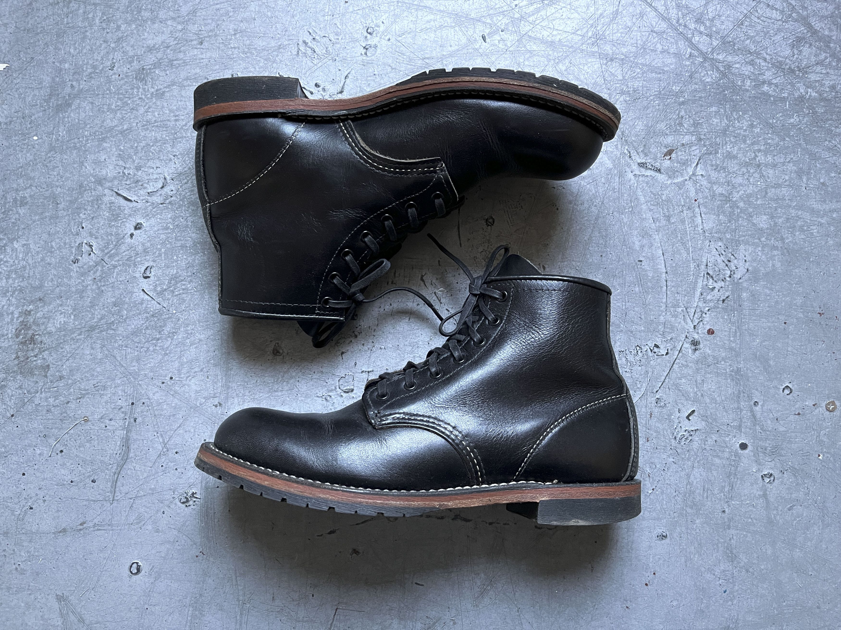 Red Wing Red Wing 9014 Black Leather Beckman Work Boots US 8 D