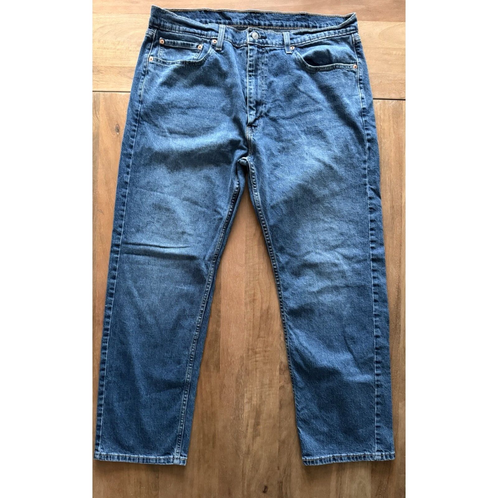 Levi's Levi's 505 Regular Fit Straight Leg Jeans Mens 40x30 Denim Blue Vintage 90s Hip Hop Punk USA Logo City Cars Motorcycle Size US 40 / EU 56 - 2 Thumbnail