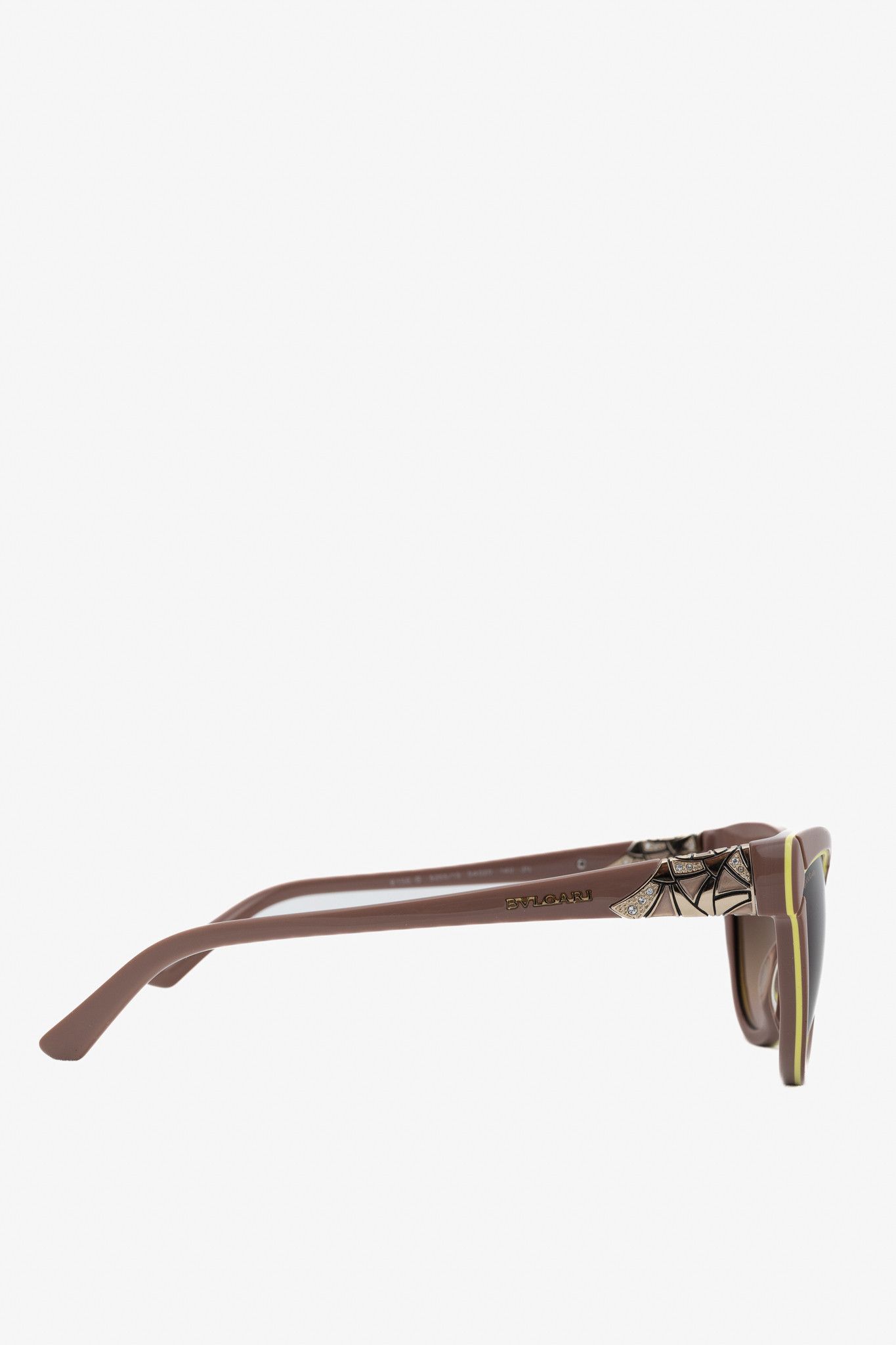 Bvlgari Bvlgari Diva Divina 8156B Crystal Cat-Eye Sunglasses Size ONE SIZE - 4 Thumbnail