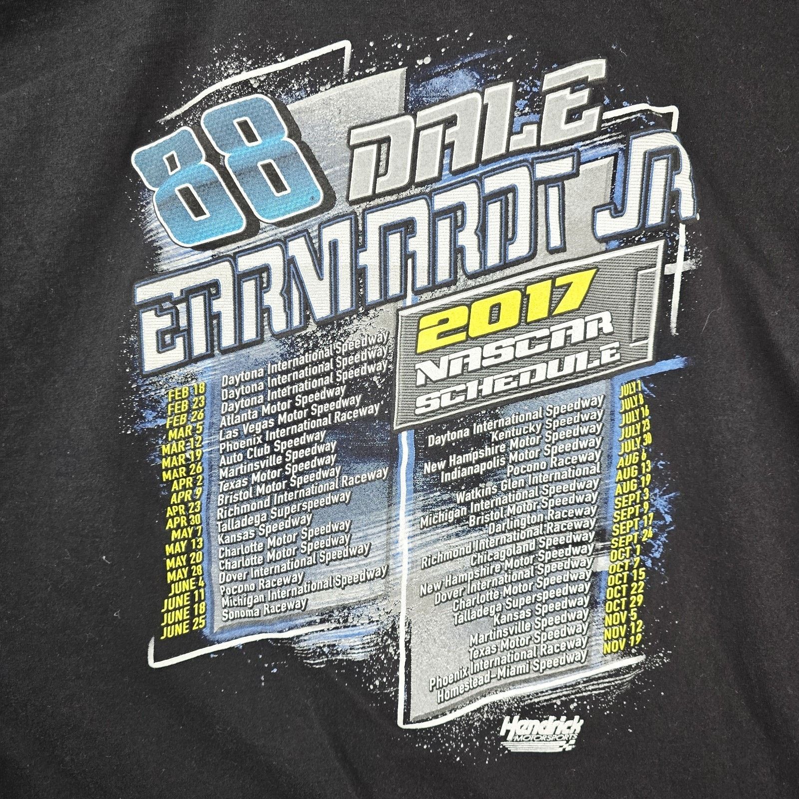 NASCAR Dale Earnhardt Jr Hendrick Motorsports T-Shirt XL Nascar Size US XL / EU 56 / 4 - 6 Thumbnail