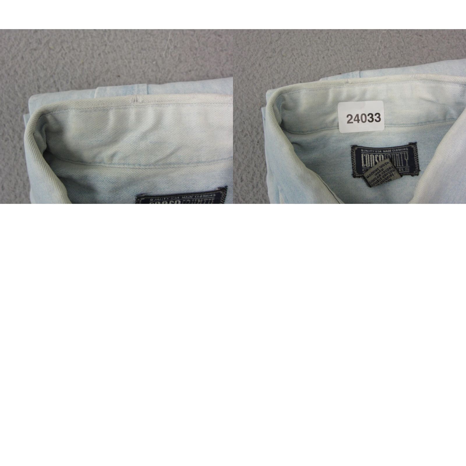 Vintage VINTAGE Coosa County Denim Button-Up Shirt Mens Adult M 90s Blue Denim Cotton Long Sleeve Pockets Made in USA Size US M / EU 48-50 / 2 - 9 Thumbnail