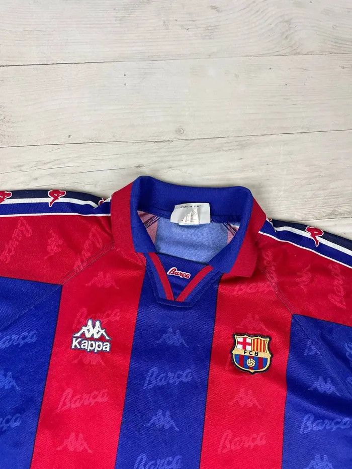Kappa Vintage Barcelona 1995 1997 Nadal #20 Home Shirt Jersey Size US S / EU 44-46 / 1 - 3 Thumbnail