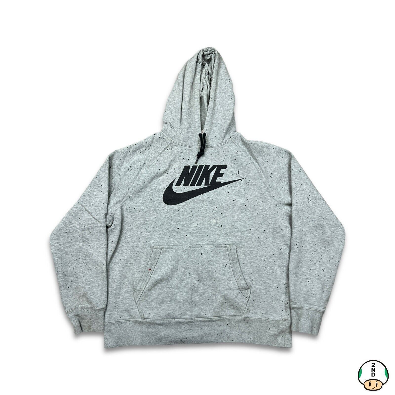 Nike × Vintage Nike Sportswear Hoodie Medium Swoosh Fleece Pullover Hooded Size US M / EU 48-50 / 2 - 1 Thumbnail