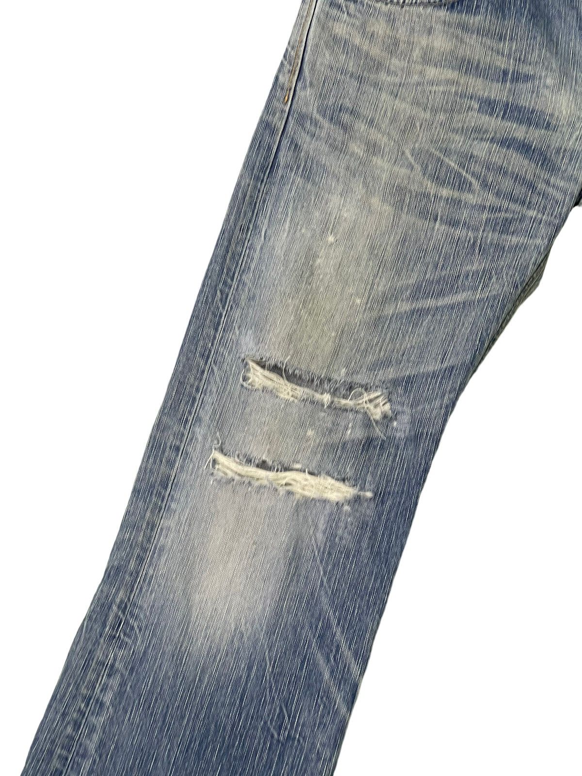 Edwin Flare Jeans Edwin Japan Faded Distress Boot Cut 8🟦0 Size US 30 / EU 46 - 6 Thumbnail