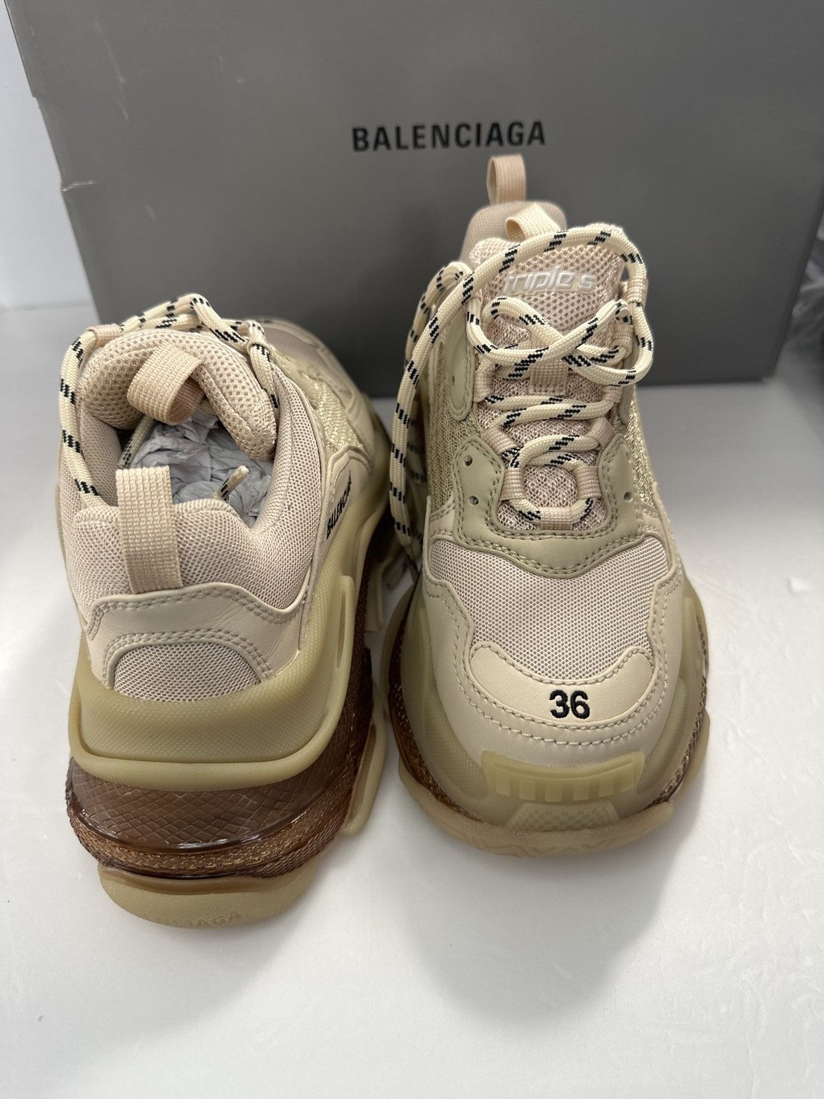 Balenciaga New Authentic Balenciaga Triple S Sneaker Size US 6 / IT 36 - 4 Thumbnail