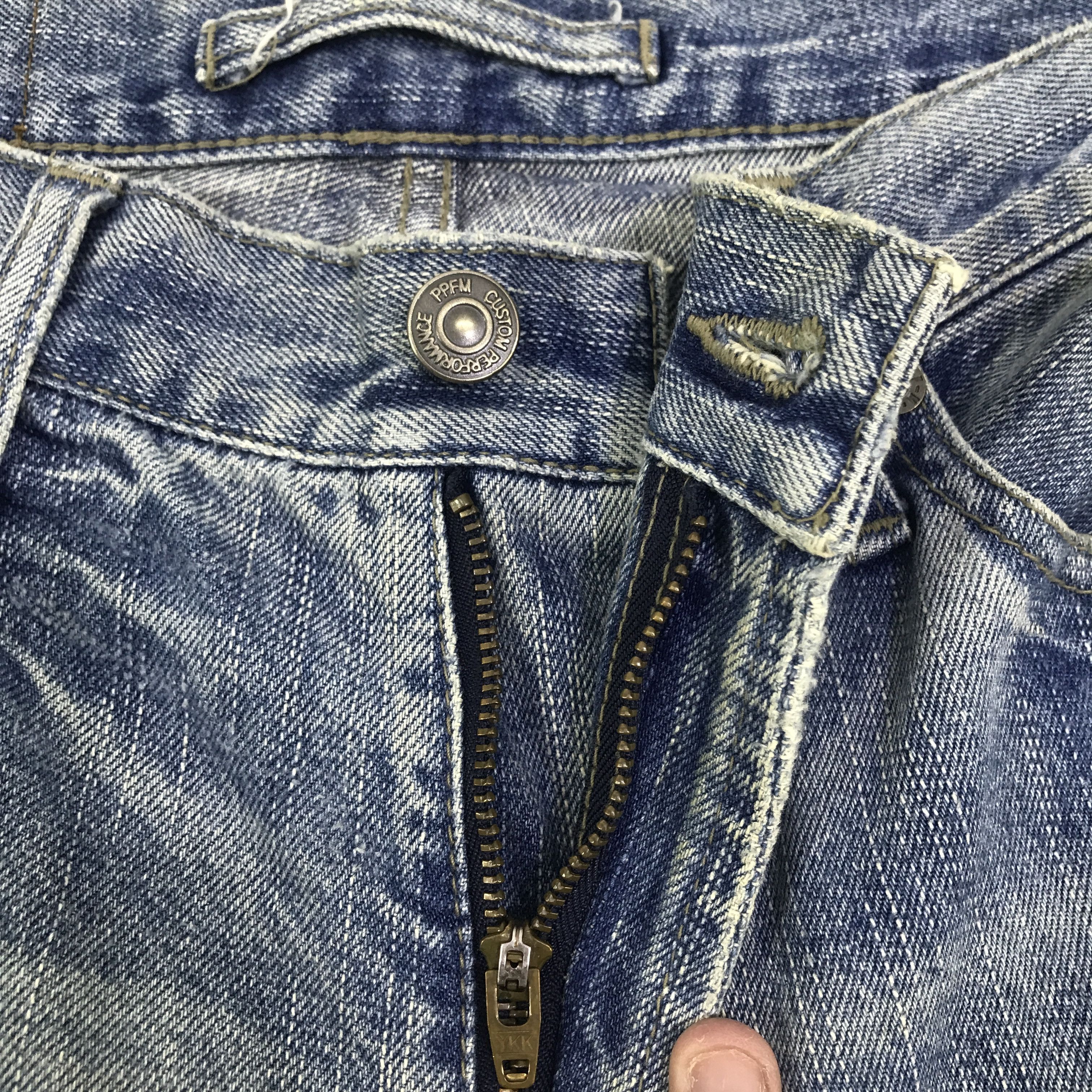 PPFM PPFM Japan Design distressed jeans Pants K130B17 Size US 32 / EU 48 - 12 Thumbnail