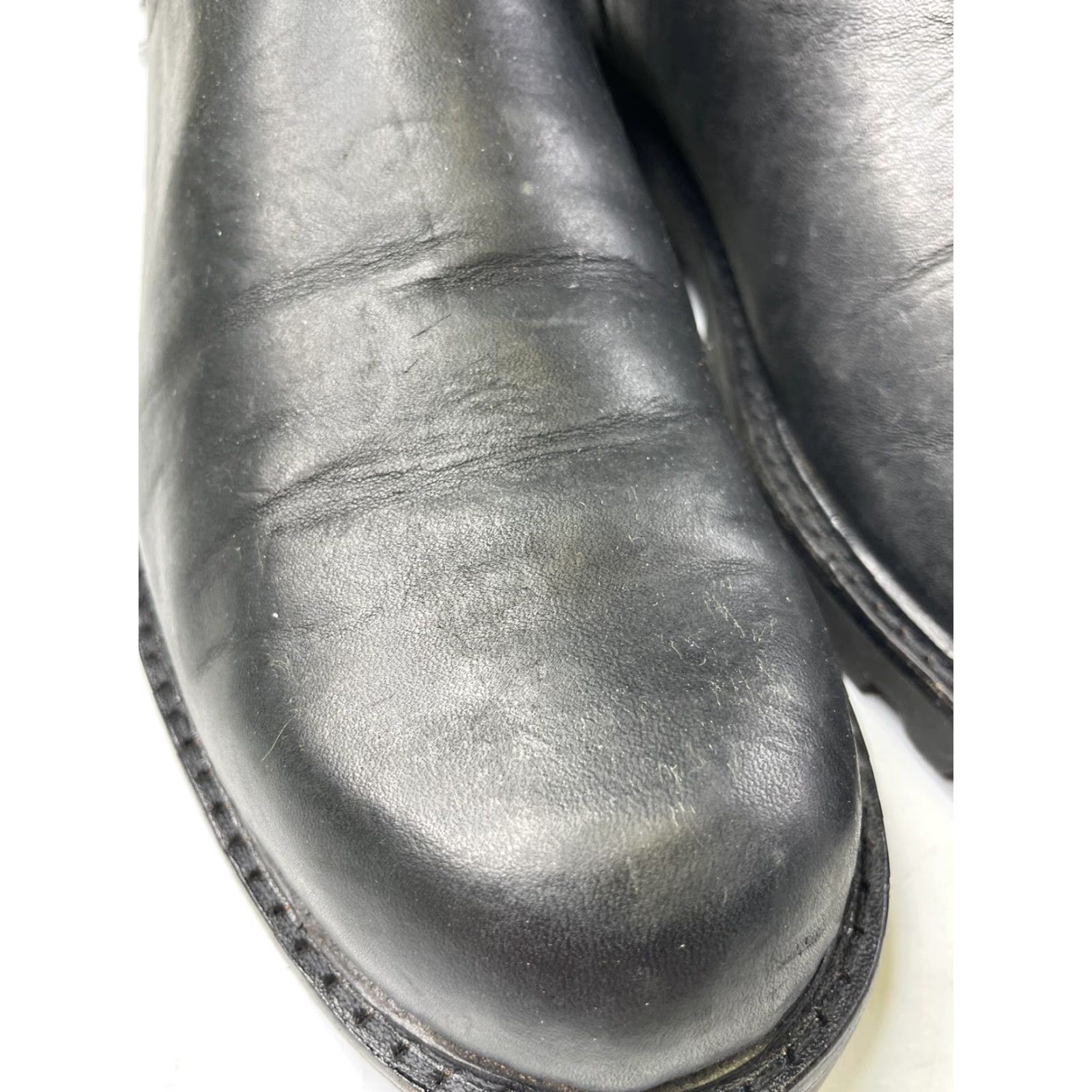 Polo Ralph Lauren VINTAGE Polo Ralph Lauren Fleetlands Black Leather Boots Chukka Buckle Strap Mens 11D Leather Upper Outsole Adjustable Strap Boots Mens Black 11D Size US L / EU 52-54 / 3 - 6 Thumbnail