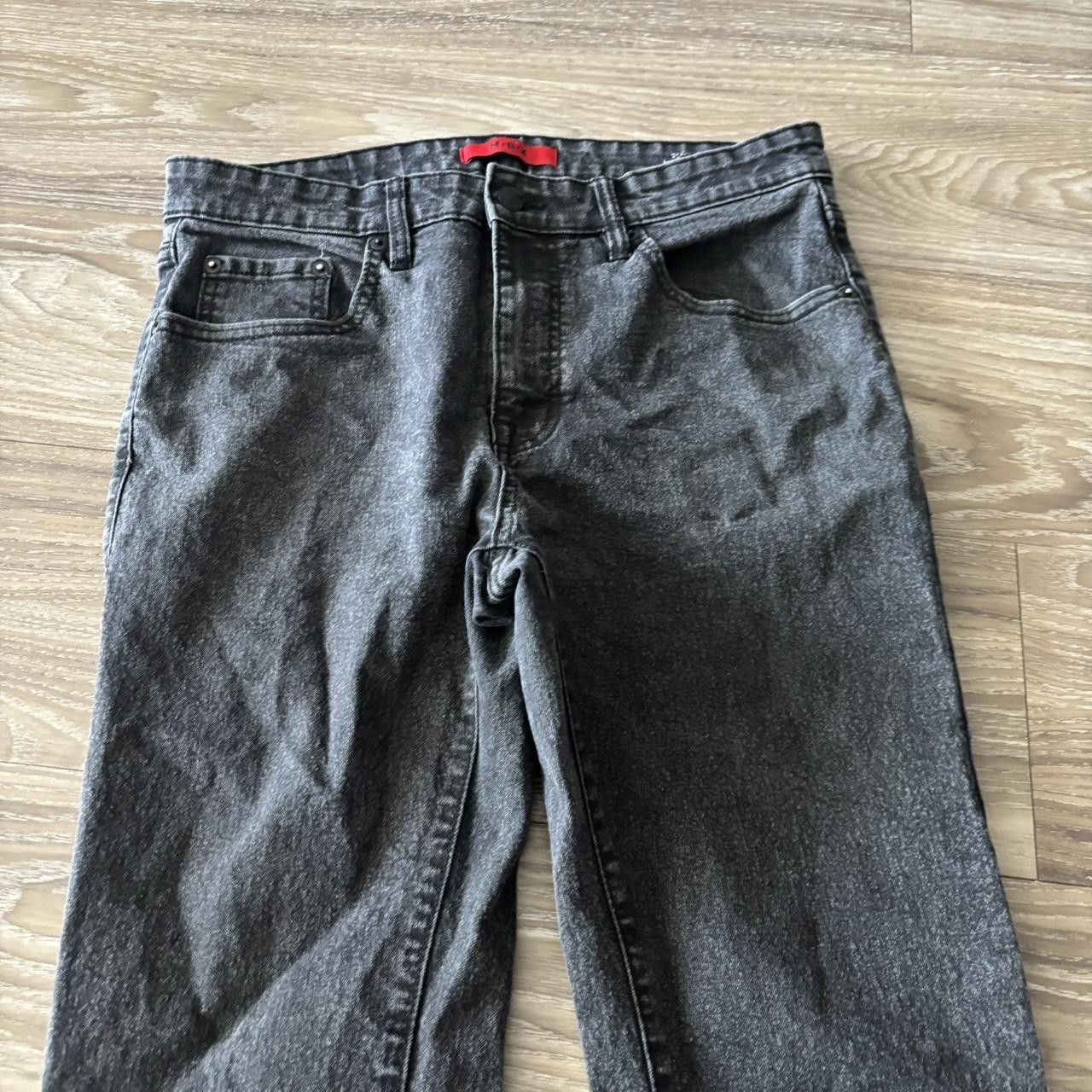 Vintage Crazy Vintage Y2K/2000s Grunge Black Skinny Denim Jeans! 32x30 Size US 32 / EU 48 - 5 Thumbnail