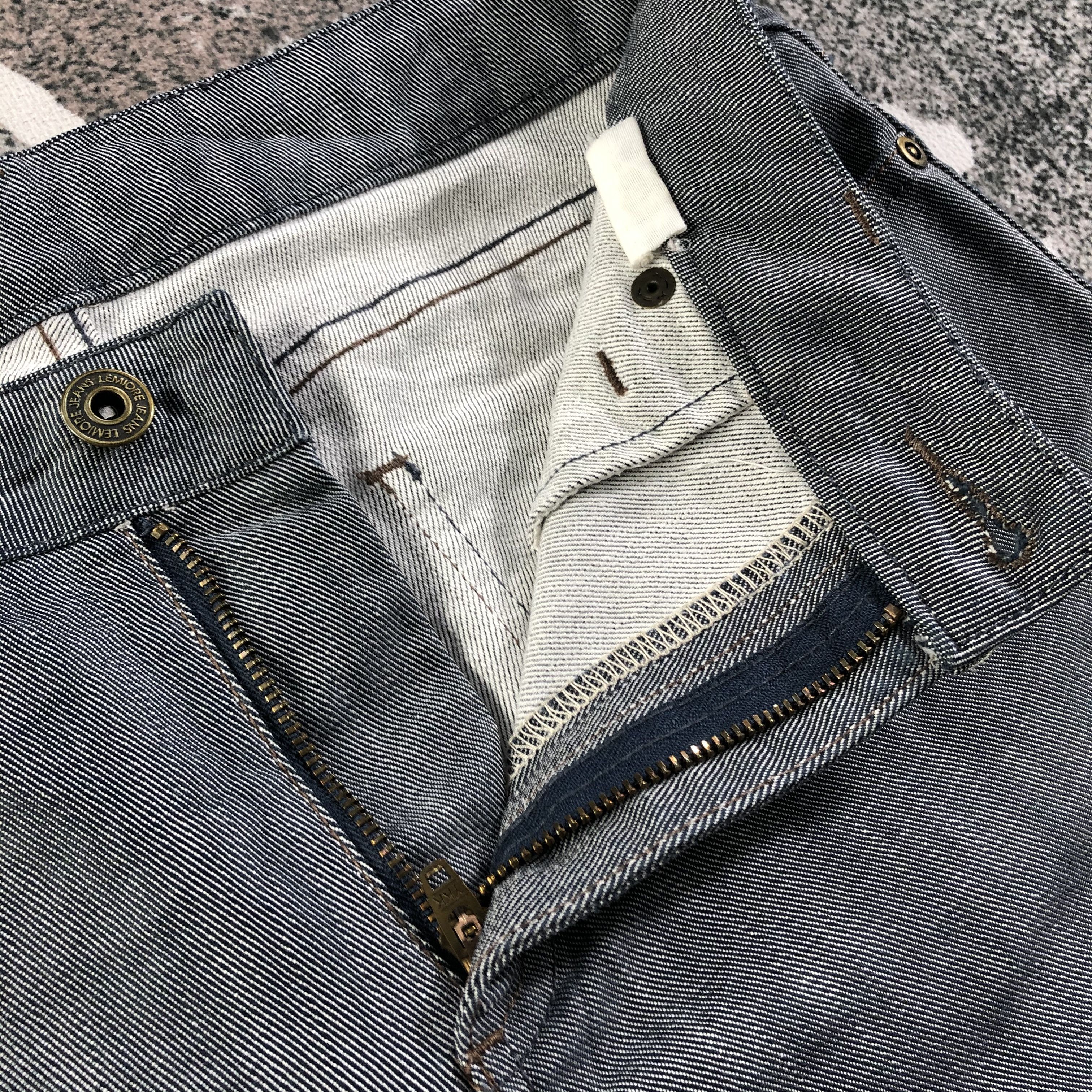 Japanese Brand Vintage Lemoire Jeans Flare Denim KJ1815 Size 29" - 6 Thumbnail