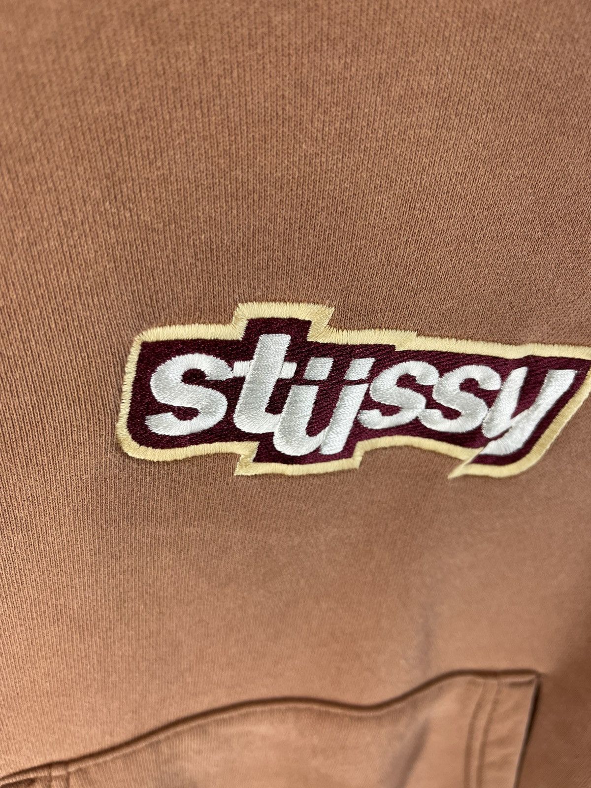 Stussy Vintage Embroidered Stussy Civil Cropped Hoodie Style Baggy Size S / US 4 / IT 40 - 6 Thumbnail
