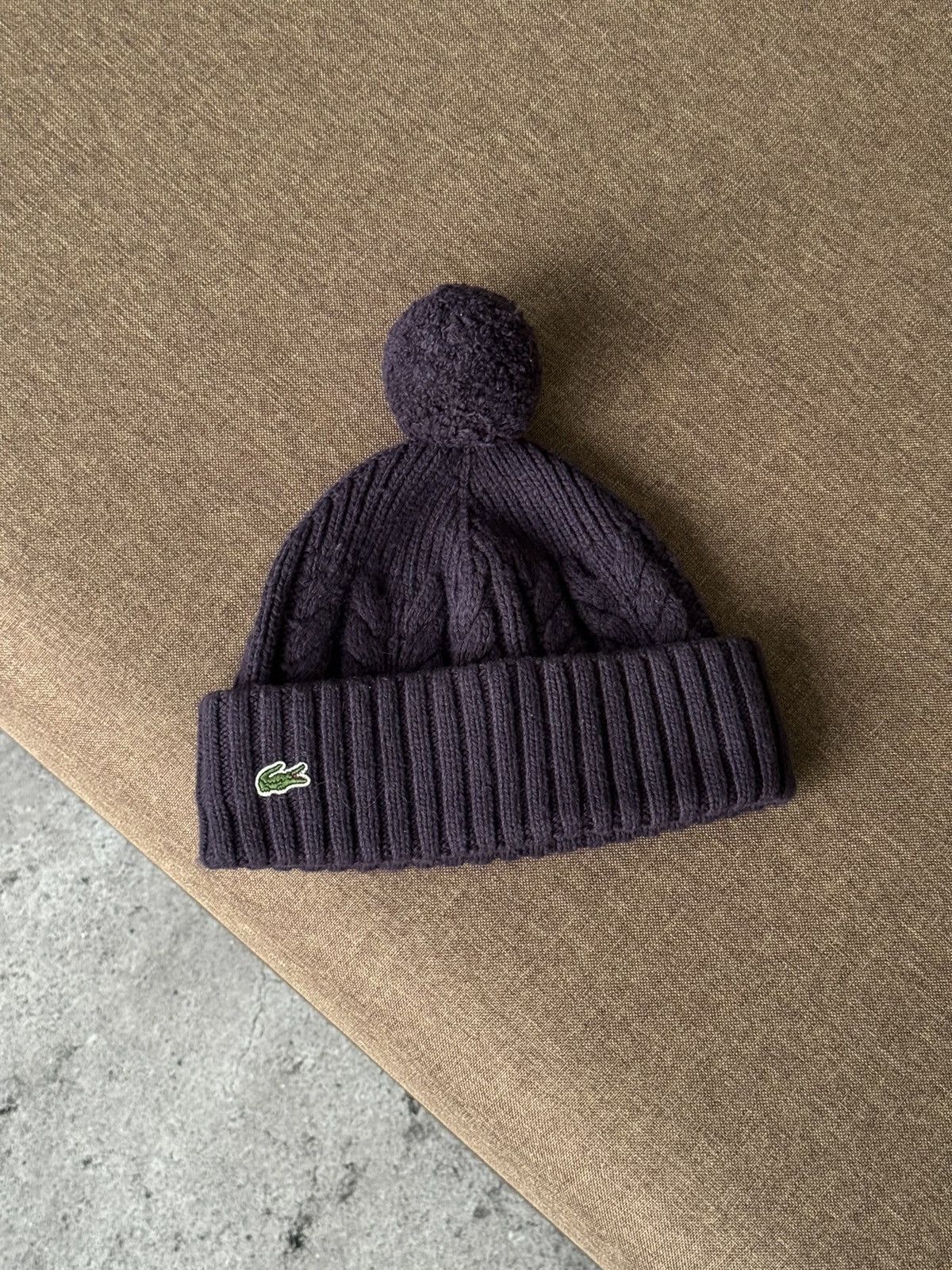 Lacoste × Vintage Vintage Lacoste knitted hat Size ONE SIZE - 1 Thumbnail