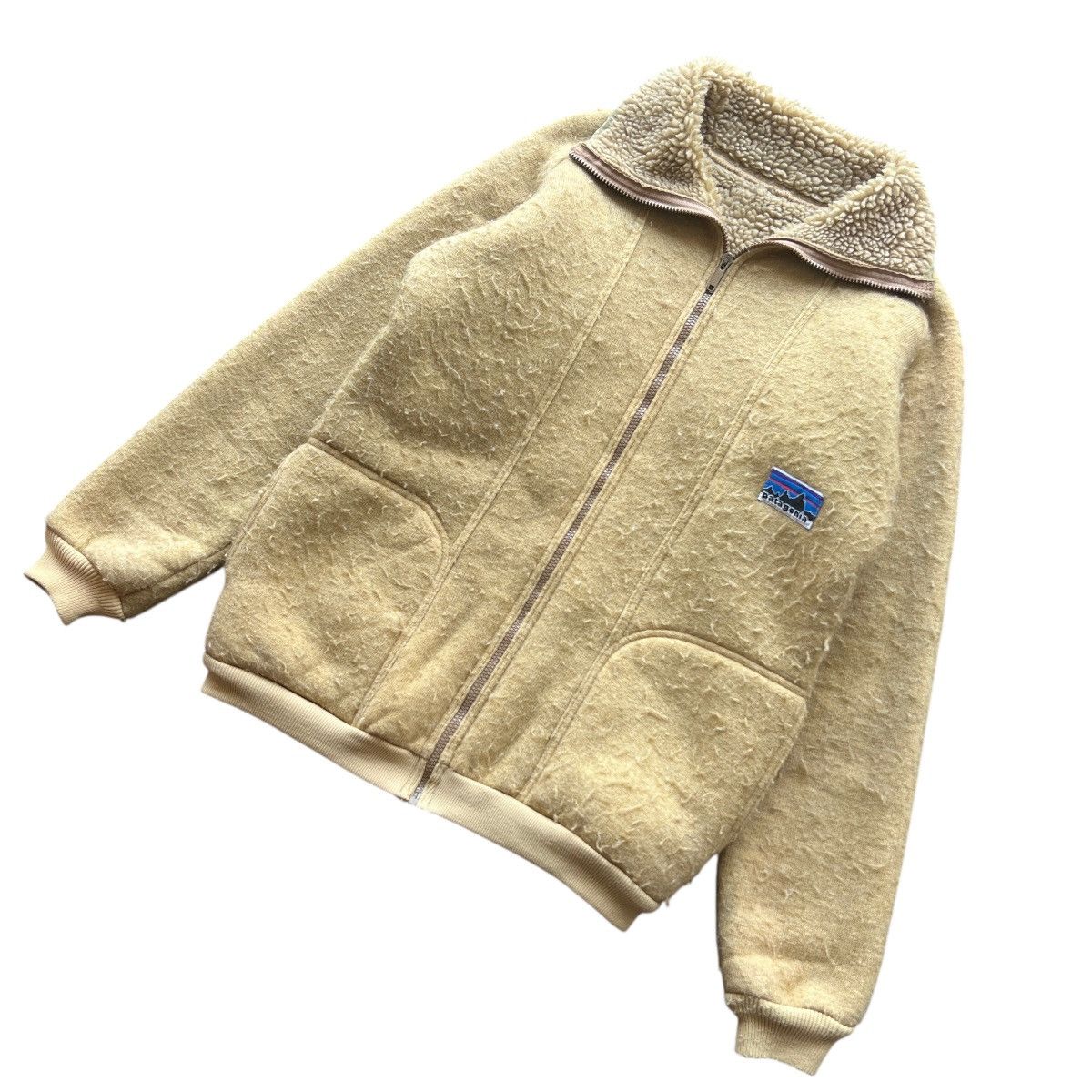 Patagonia 💥 SUPER RARE 70s VINTAGE PATAGONIA PILE JACKET CROWN ZIPPER Size US M / EU 48-50 / 2 - 5 Thumbnail