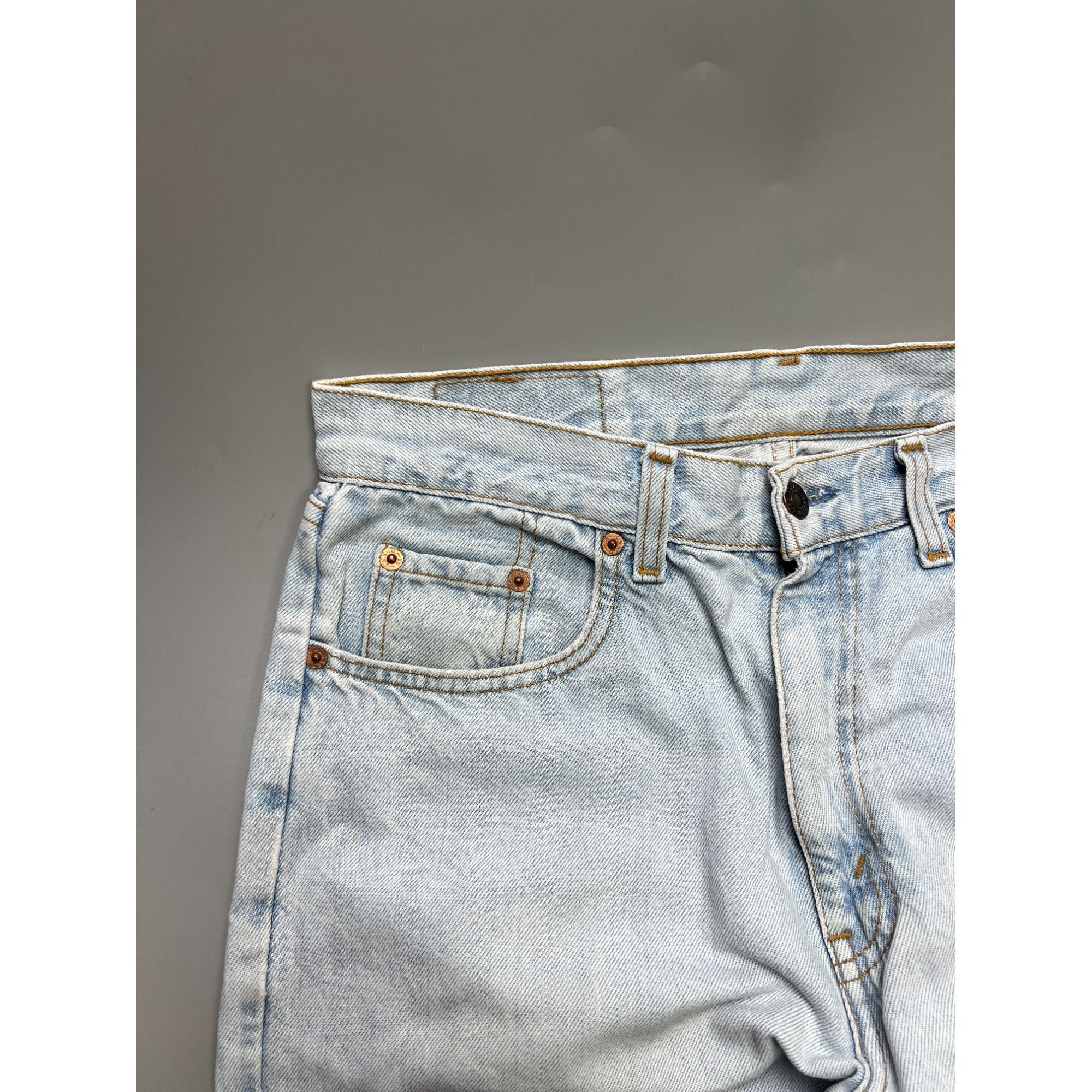 Levi's Levi’s 615 Orange Tab Light Wash Denim Jeans Pants (Y1051) Size US 32 / EU 48 - 5 Thumbnail
