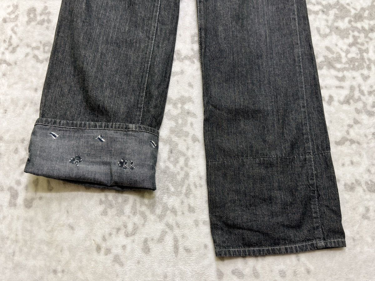 Pink House Pink House Bear Patch Black Denim Carpenter Pants Size US 29 - 7 Thumbnail