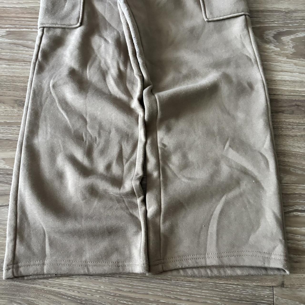 Vintage Crazy Vintage Y2K/2000s Baggy Brown Streetwear Cargo Sweatpants! Fits L Size US 34 / EU 50 - 5 Thumbnail