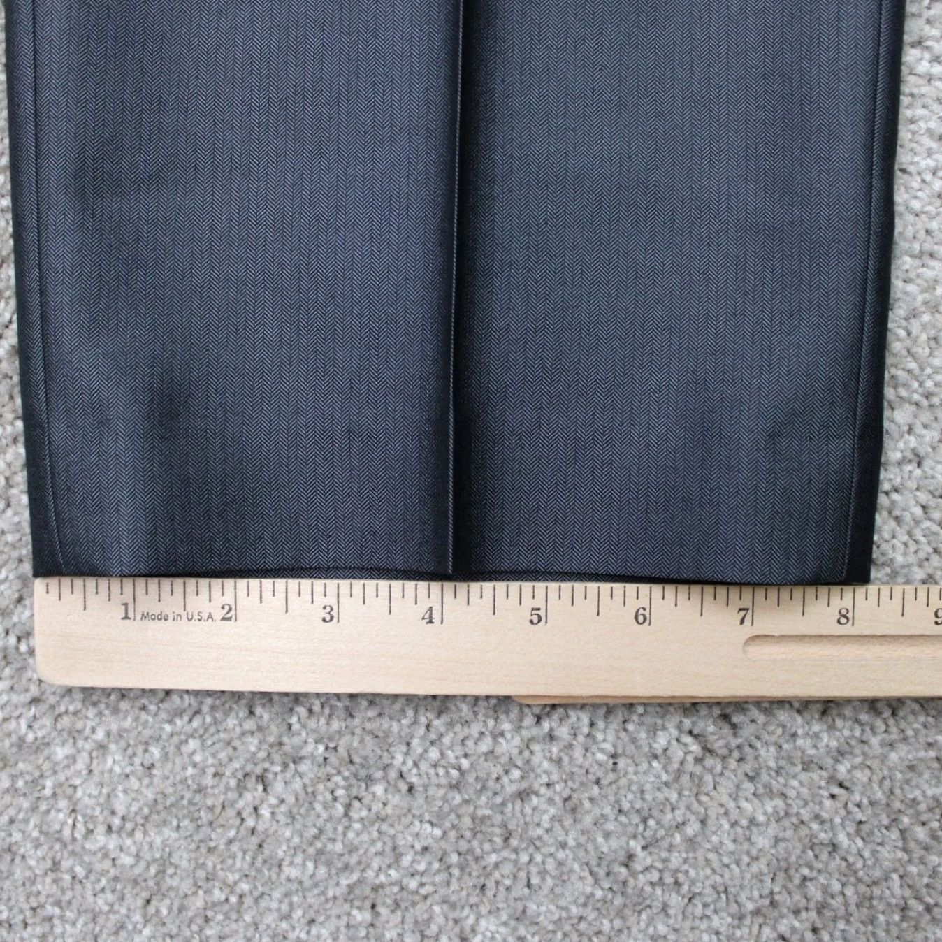 Calvin Klein Calvin Klein Dress Pants Mens 40x30 Gray Flat Front Slim Polyester Rayon City Preppy NWT Size US 40 / EU 56 - 5 Thumbnail