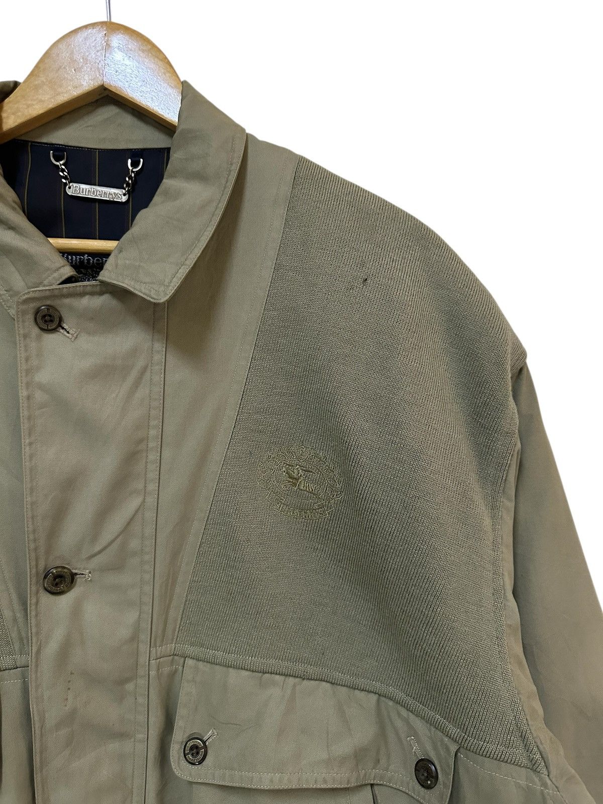 Burberry Vintage burberry bomber jacket Size US L / EU 52-54 / 3 - 3 Thumbnail