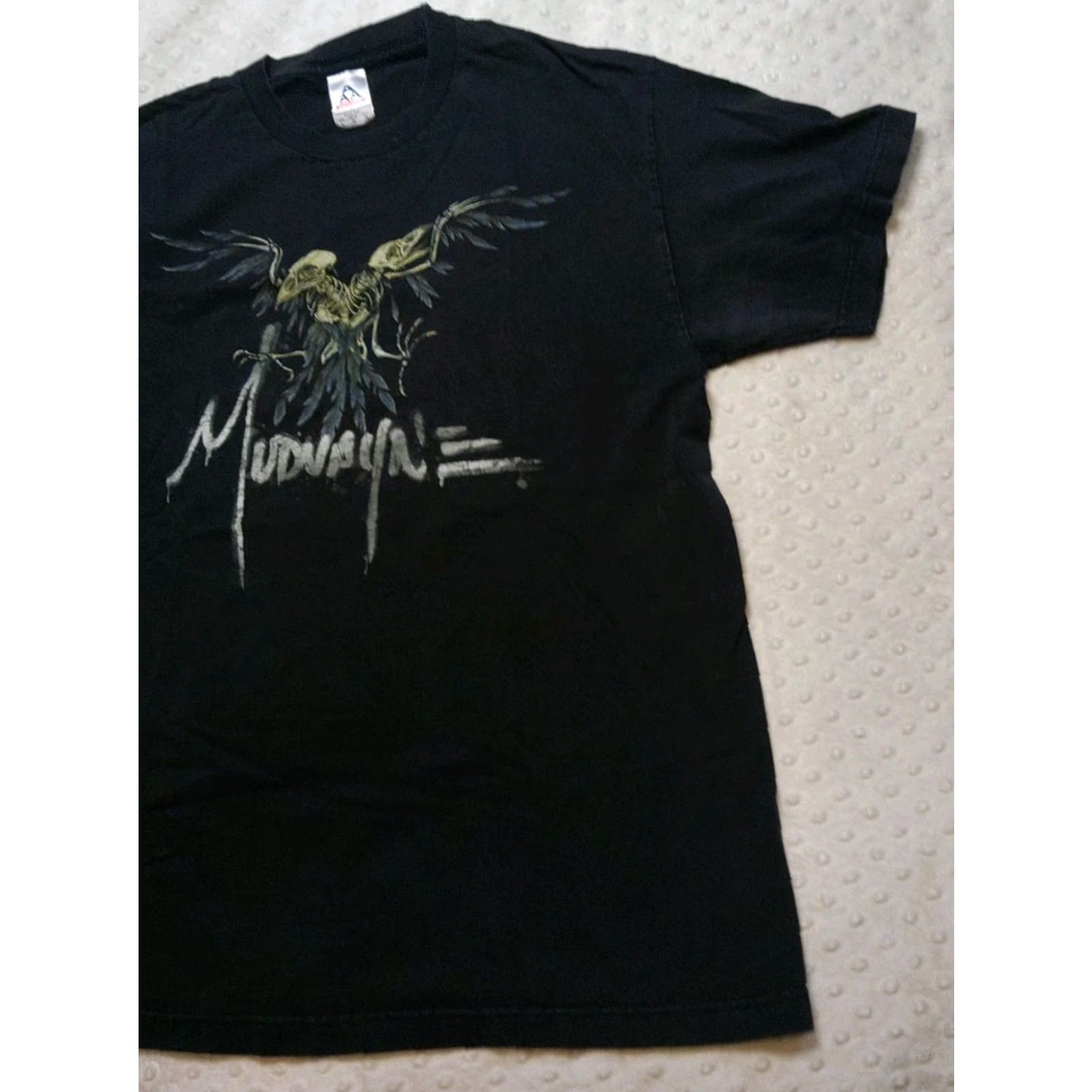 AAA Vintage Mudvayne Tour T Shirt L Band Tee Black Short Sleeve Crew Neck Men’s Regular Fit Double-Sided Graphic Print Y2K Rock Concert 2000s Size US L / EU 52-54 / 3 - 2 Thumbnail