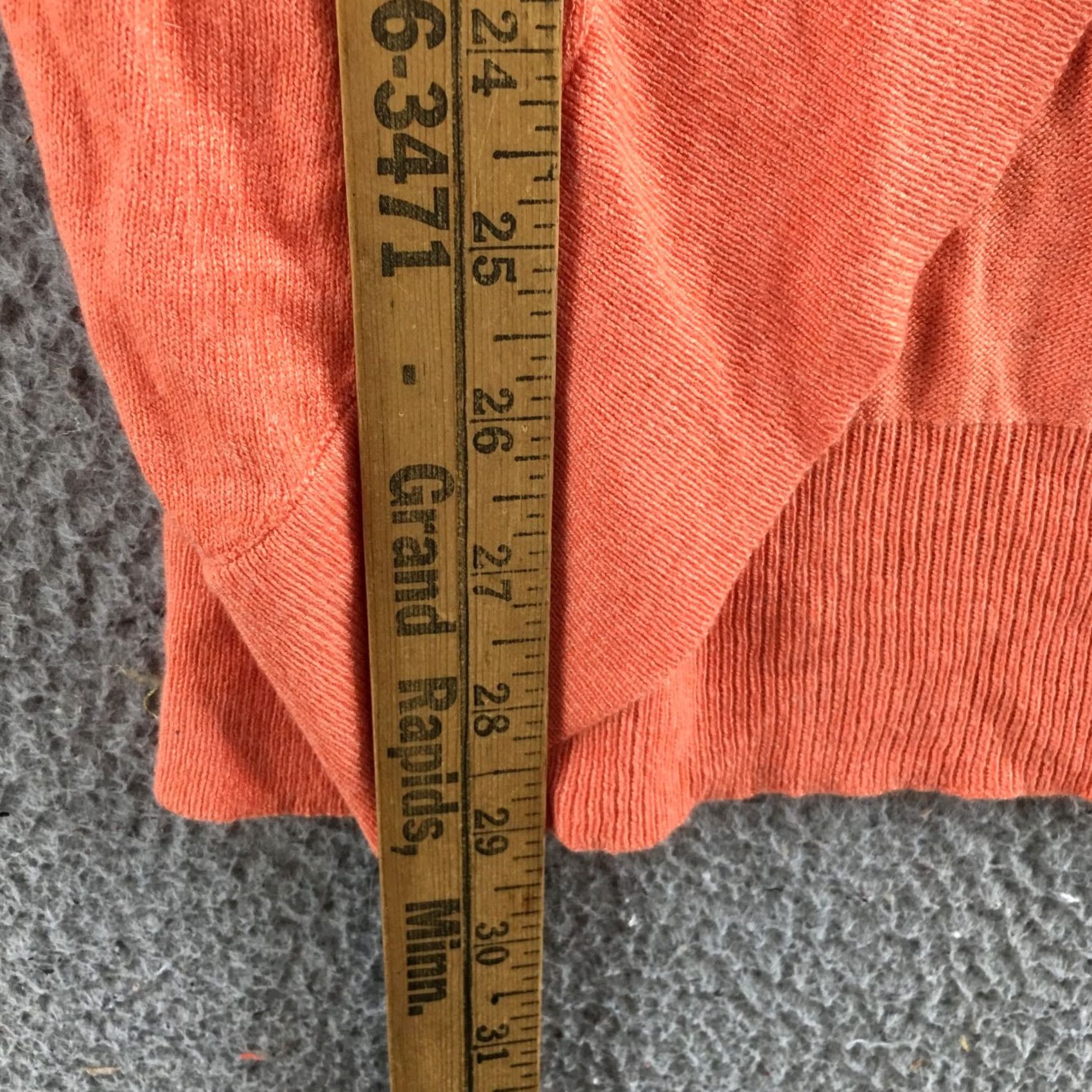 Merona Merona Cardigan Sweater Womens XL Coral Orange Open Front Casual NEW Size XL / US 12-14 / IT 48-50 - 6 Thumbnail