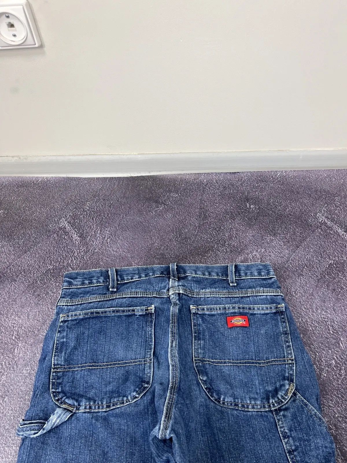 Dickies × Vintage Vintage Dickies American Blue Work Denim Baggy Jeans Size US 33 - 5 Thumbnail