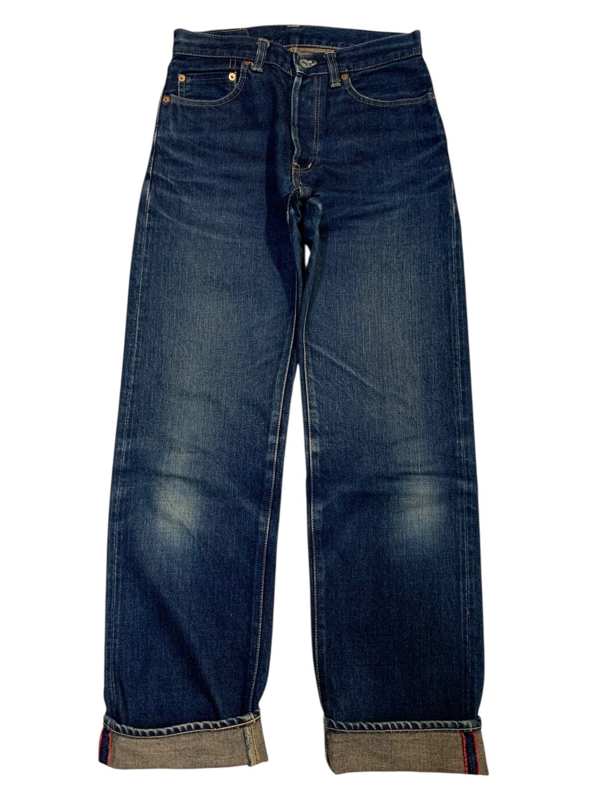 Kapital Vintage Hr Market Selvedge Button fly Faded Distressed Denim Size US 27 - 5 Thumbnail