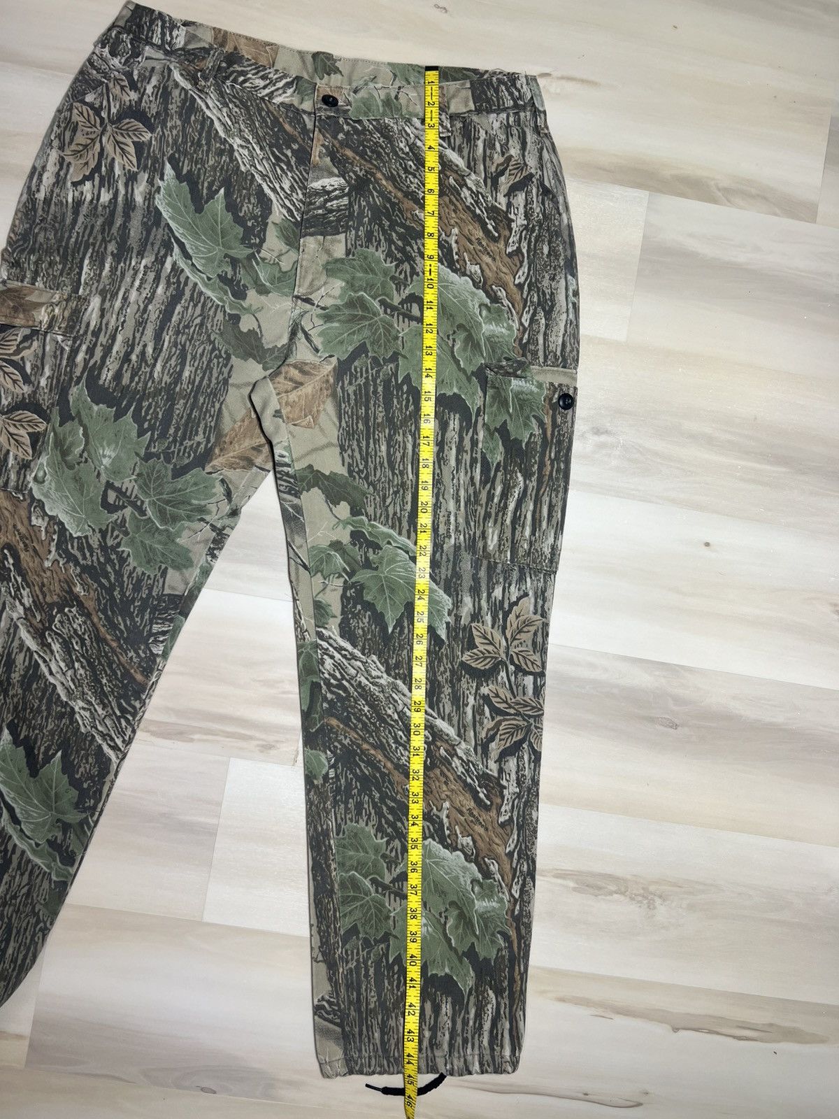 Realtree 90s y2k Liberty Hunting Camo cargo baggy drawstring ripstop Size US 34 / EU 50 - 6 Thumbnail