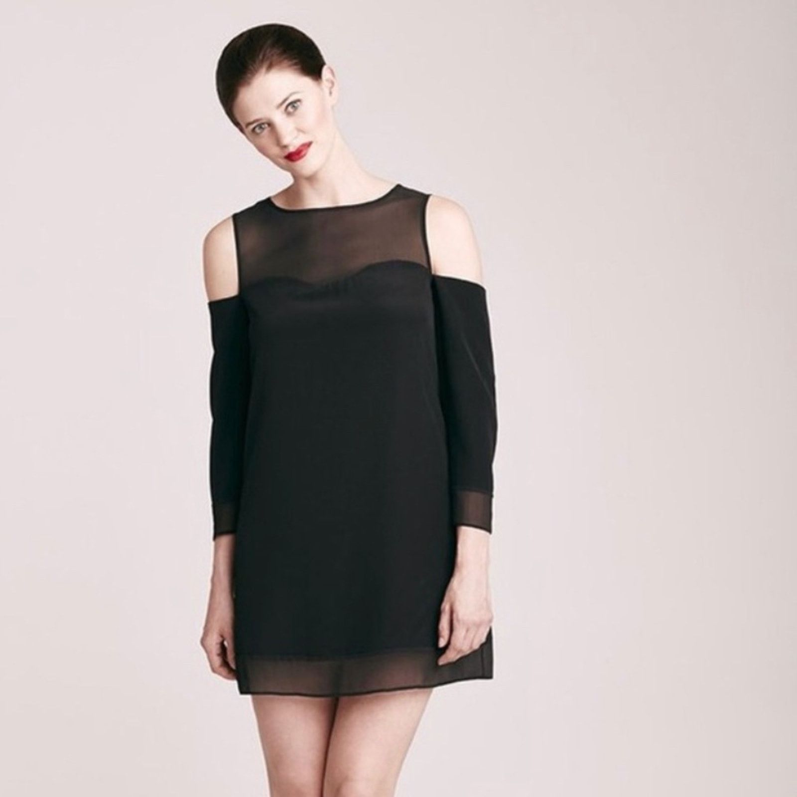 Marie Oliver Marie Oliver Anna Cut Out Shoulder Dress Black XXS Size XXS / US 00 / IT 34 - 8 Thumbnail