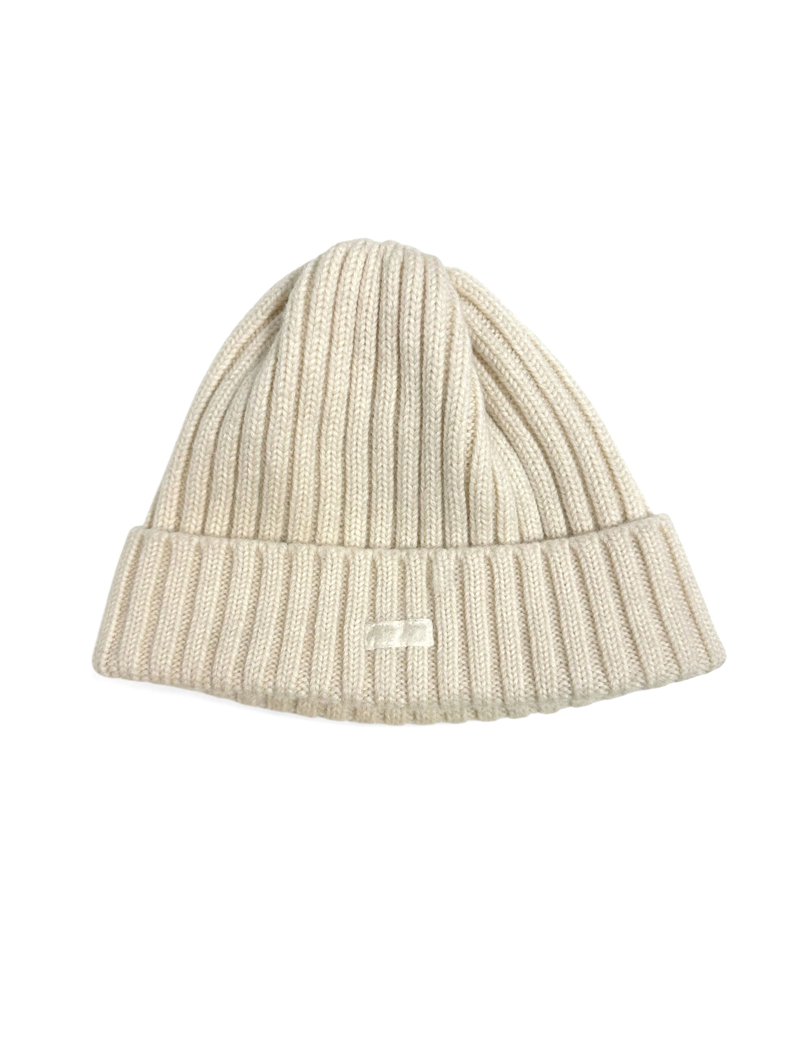 Vintage Vintage Fisherman Wool Knitted Hat Beanie One Size Size ONE SIZE - 1 Thumbnail