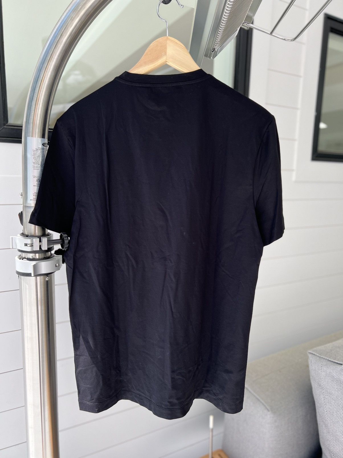 Versace Versace Beaded Black T-Shirt Size US M / EU 48-50 / 2 - 2 Thumbnail