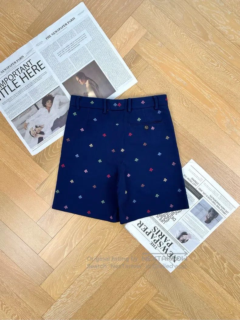Gucci Gucci Summer colourful little bee embroidered men's breath Size US 28 / EU 44 - 2 Thumbnail