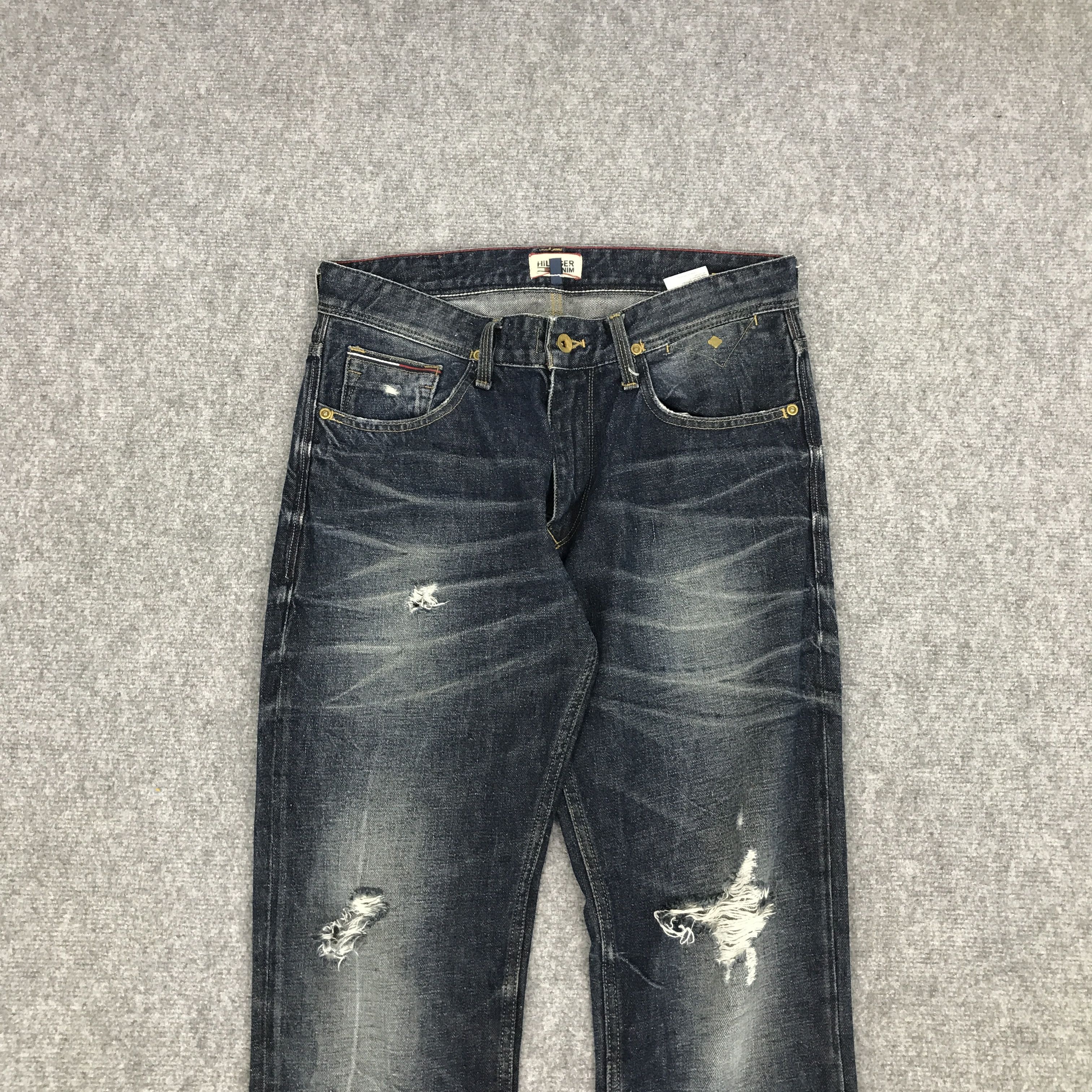 Tommy Hilfiger TOMMY HILFIGER DISTRESSED DENIM PANTS Size US 31 - 2 Thumbnail
