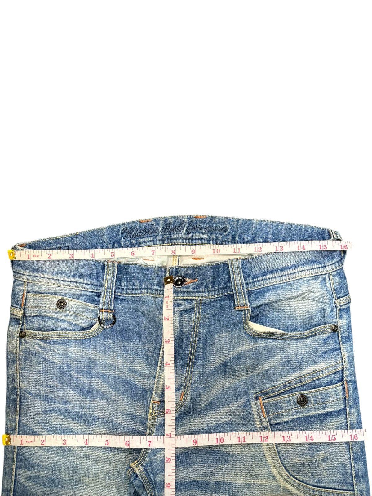 Nicole Club Vintage Nicole Club For Men Distressed Flare Jeans Size 32" / US 10 / IT 46 - 6 Thumbnail