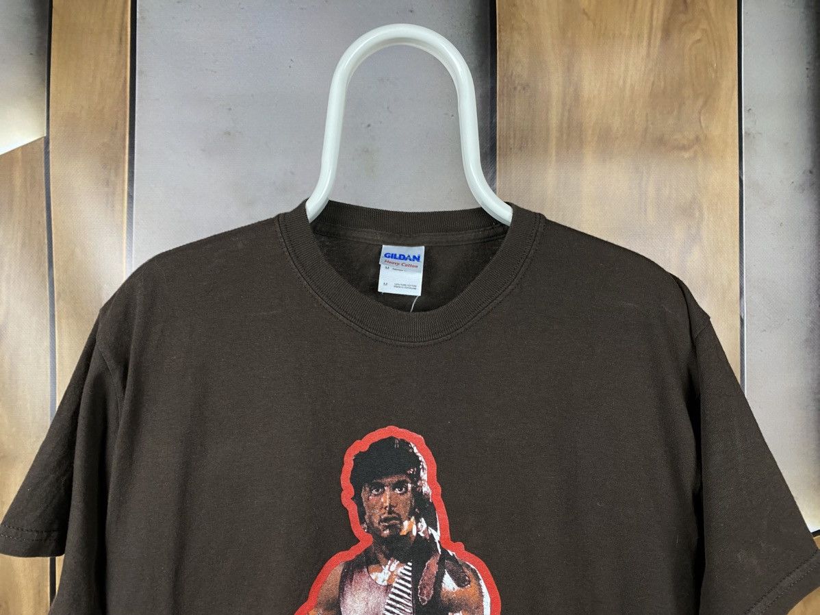 Vintage 💪Vintage 00s T-Shirt Rembo First Blood VTG Tee💪 Size US M / EU 48-50 / 2 - 5 Thumbnail