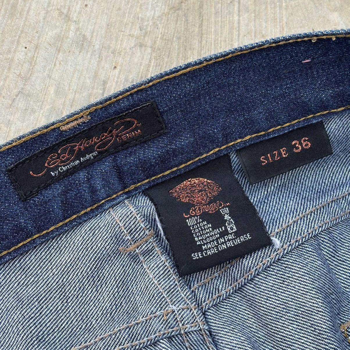 Ed Hardy Rare💥Crazy Vintage 90s Edhardy Joker Panther Jeans Size US 36 / EU 52 - 9 Thumbnail