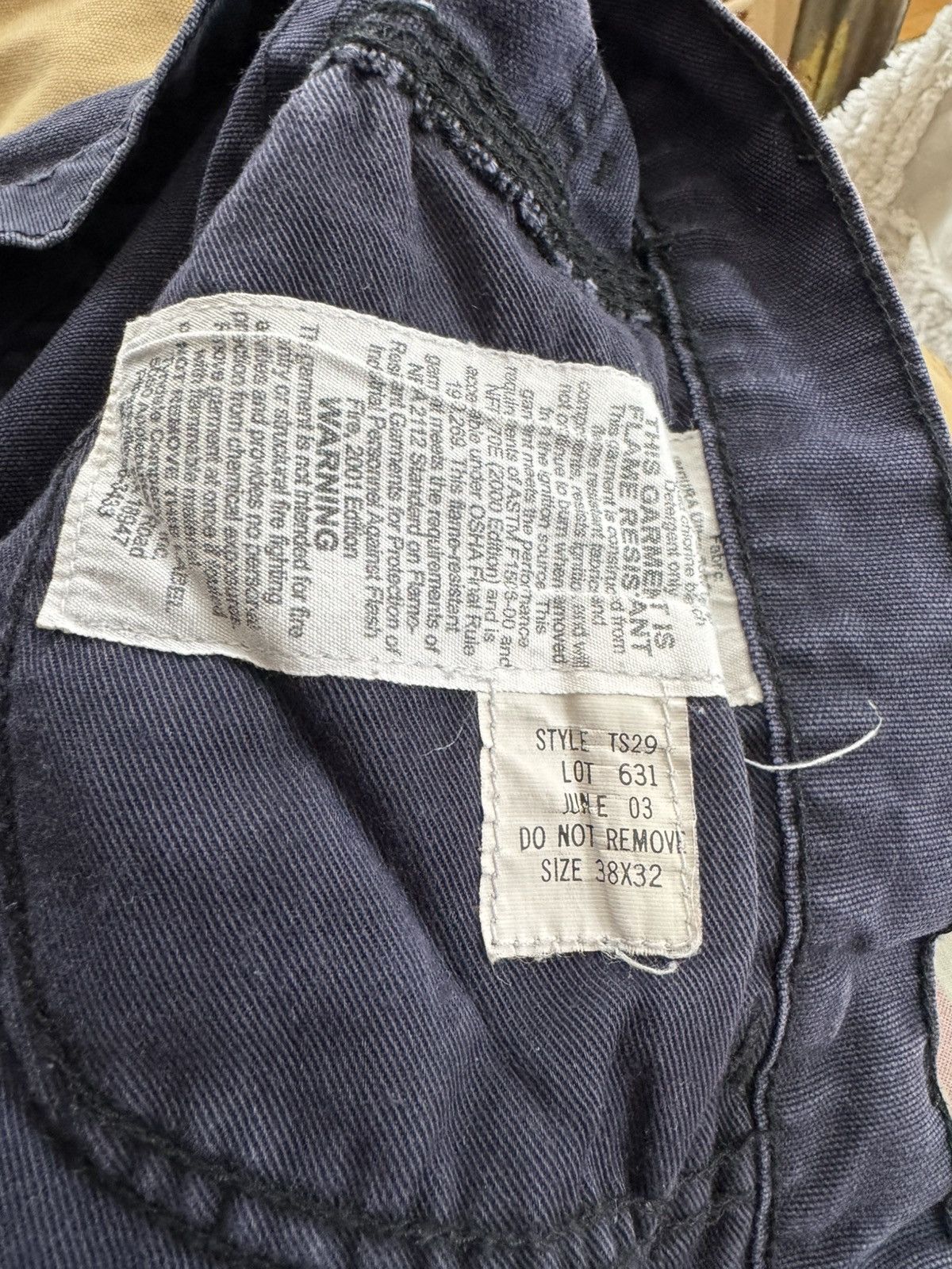 Vintage Vintage blue Carpenter Pants Size US 34 / EU 50 - 5 Thumbnail