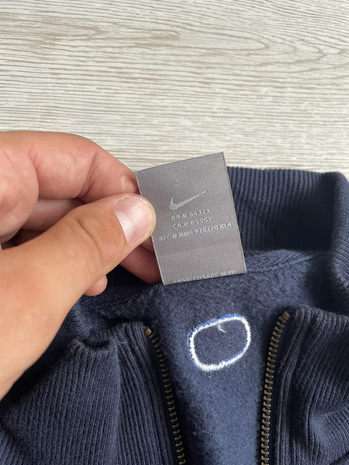 Nike × Vintage Vintage Nike Athletic Logo cotton jacket size xxl Size US XXL / EU 58 / 5 - 13 Thumbnail