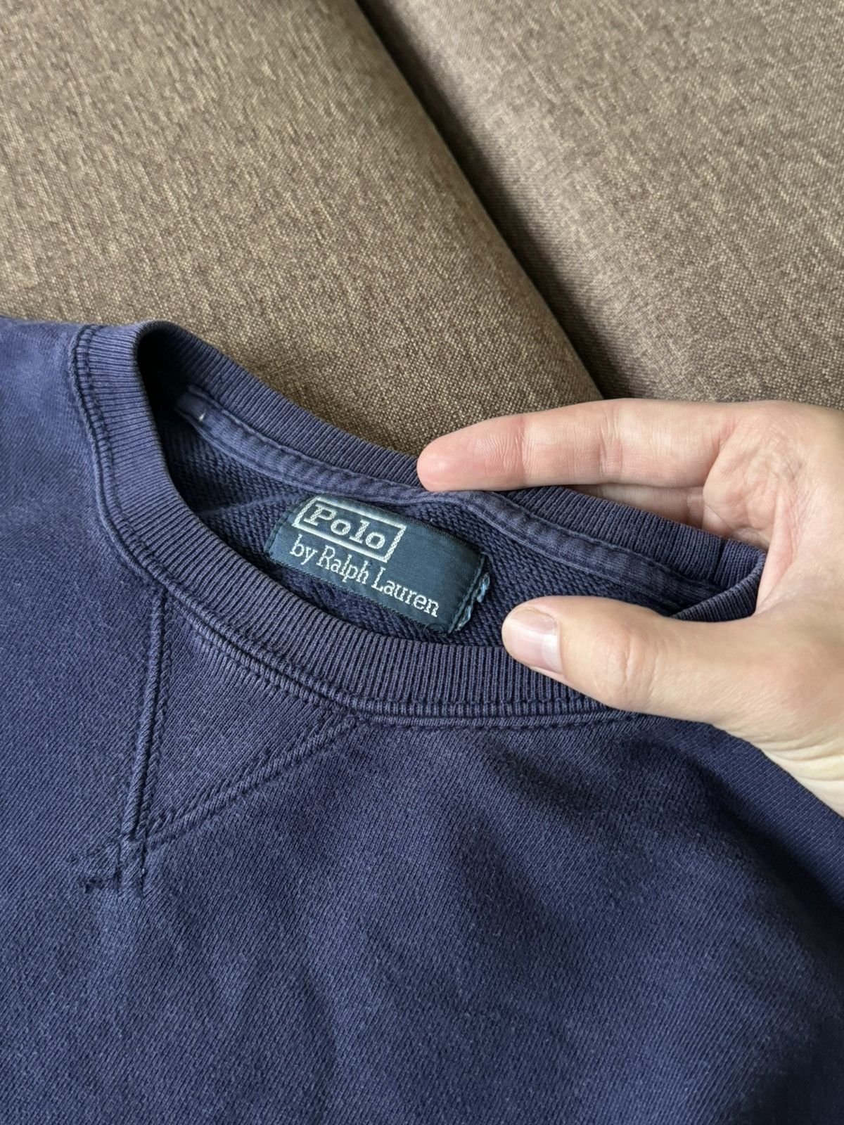Polo Ralph Lauren × Vintage Vintage Polo Ralph Lauren Y2K faded distressed sweatshirt Size US S / EU 44-46 / 1 - 6 Thumbnail