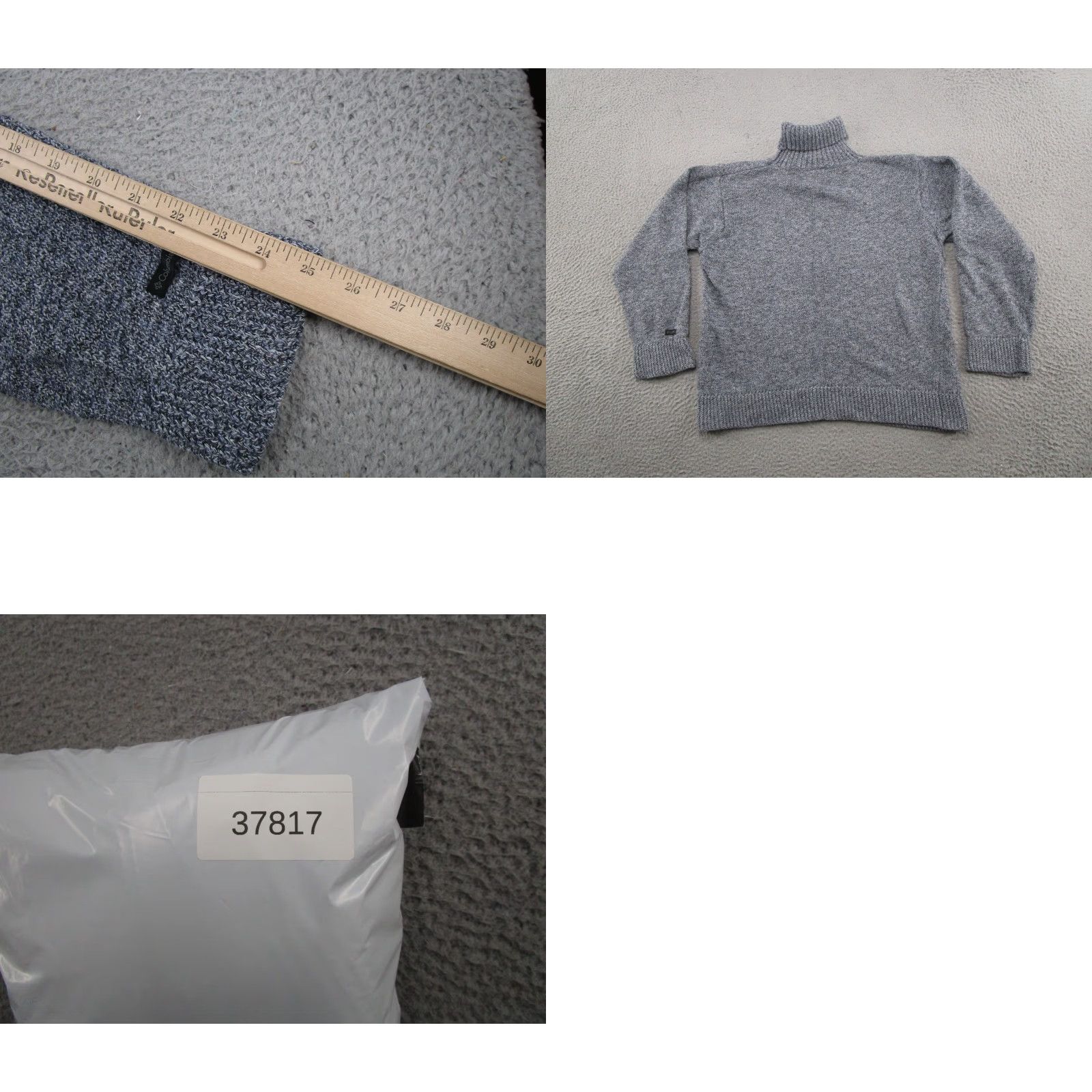 Vintage VINTAGE Columbia Turtleneck Pullover Knit Heavy Sweater Womens XL Blue VTG Y2K Size XL / US 12-14 / IT 48-50 - 8 Thumbnail