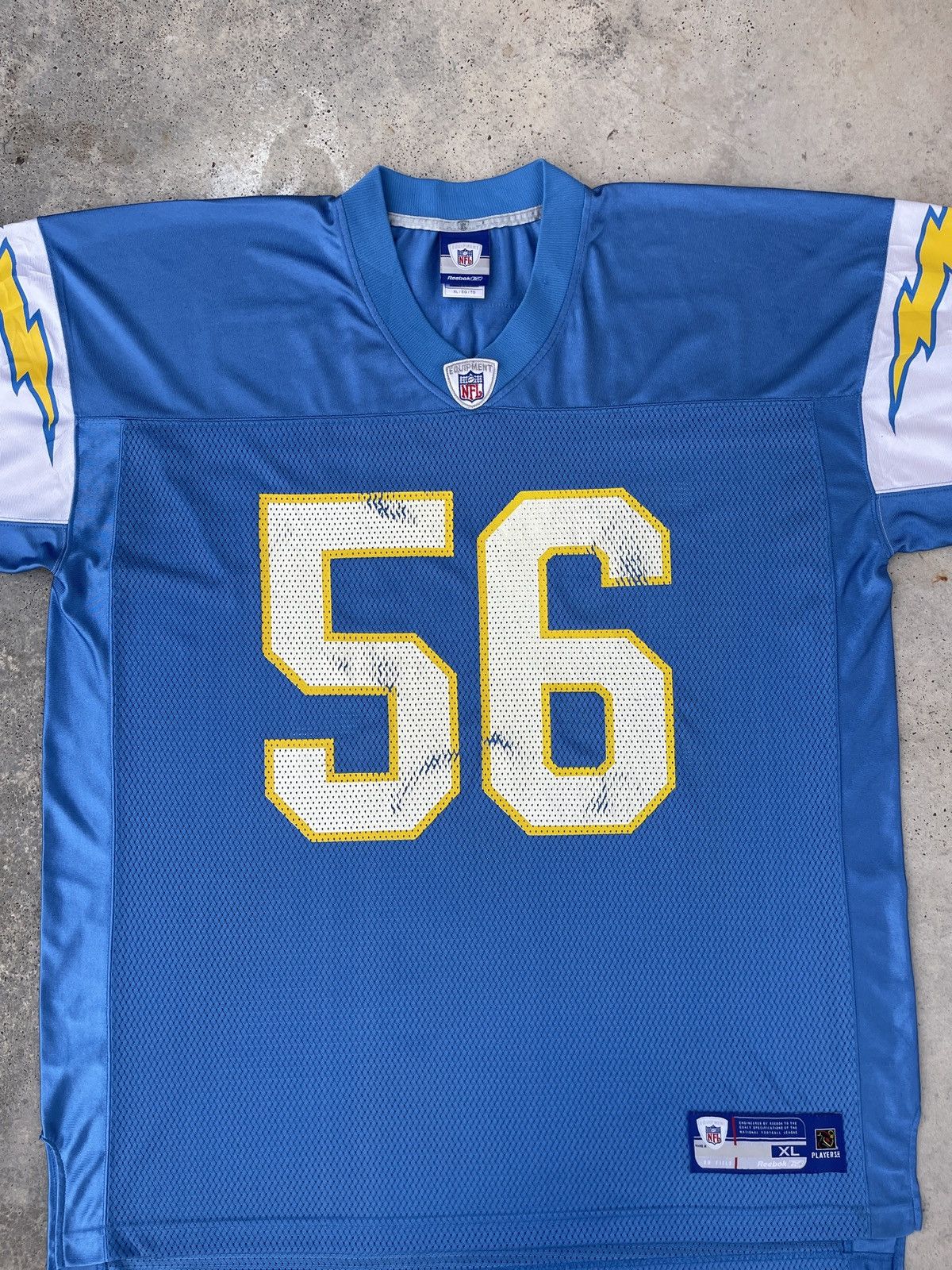 NFL × Reebok × Vintage Vintage San Diego Chargers NFL Reebok Jersey Size US XL / EU 56 / 4 - 2 Thumbnail